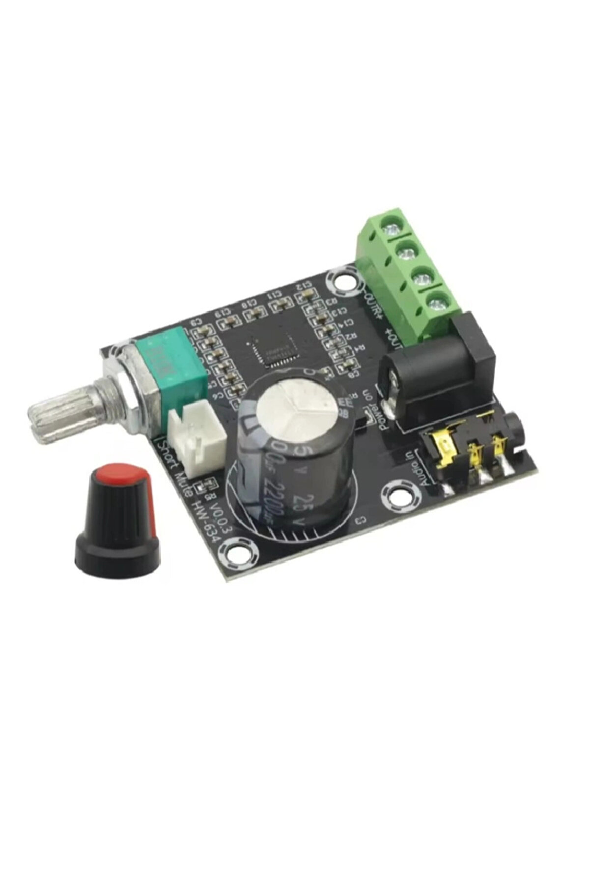 PAM8610 XH-M12012V 2x15W Mini Çift Kanallı Dijital Amplifikatör Kartı