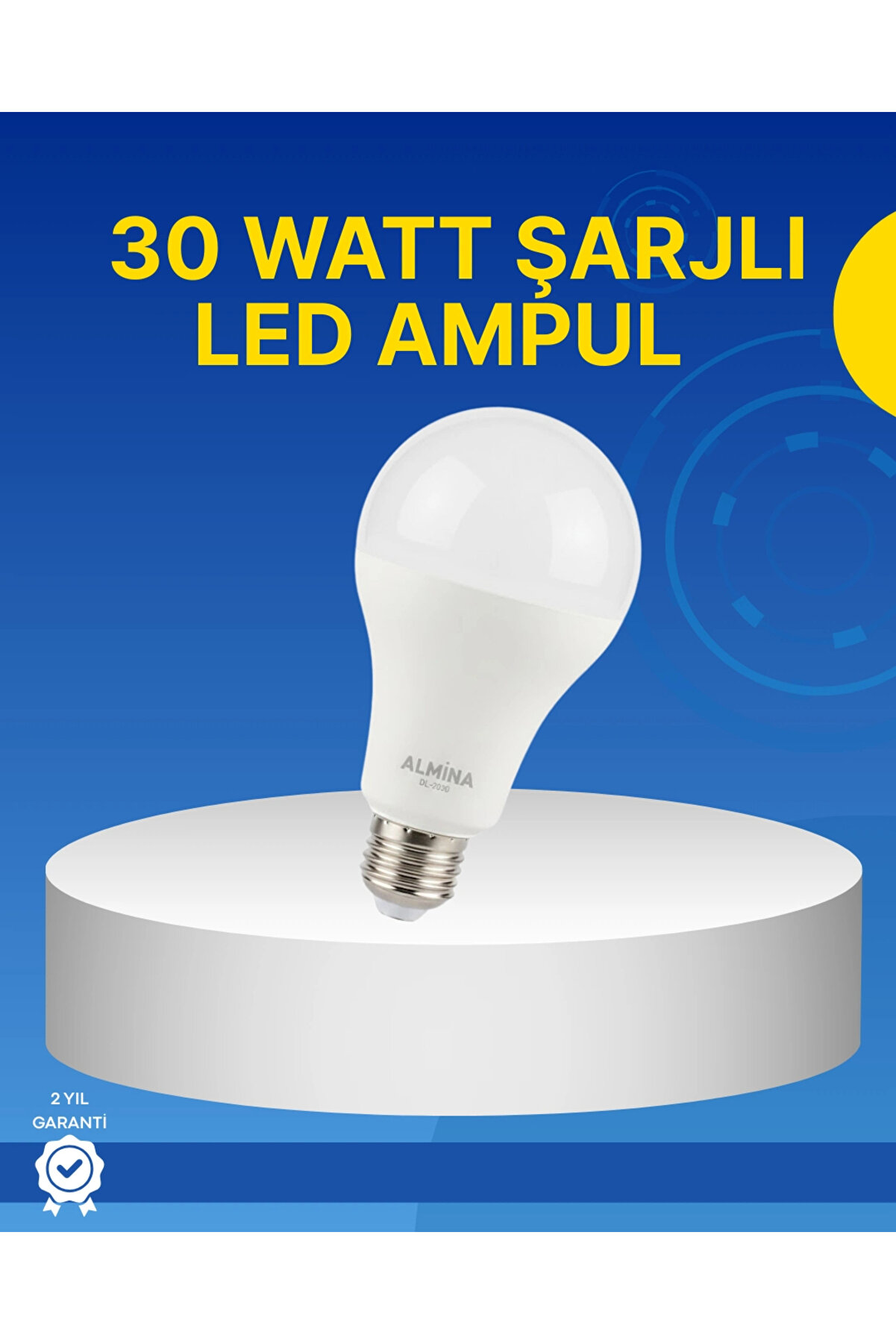 Ev ve İş Yeri İçin Şarjlı LED Ampul