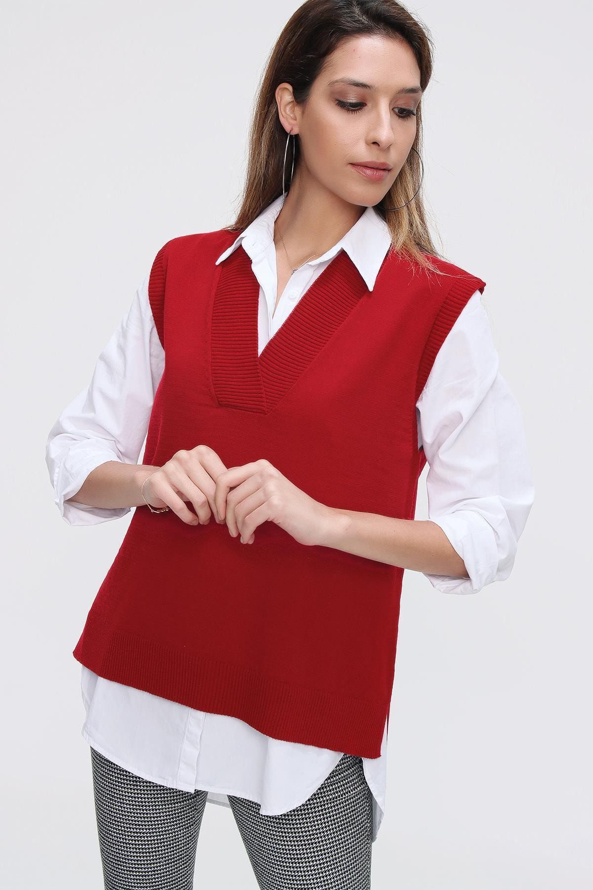 Kadın Triko Süveter 21w124