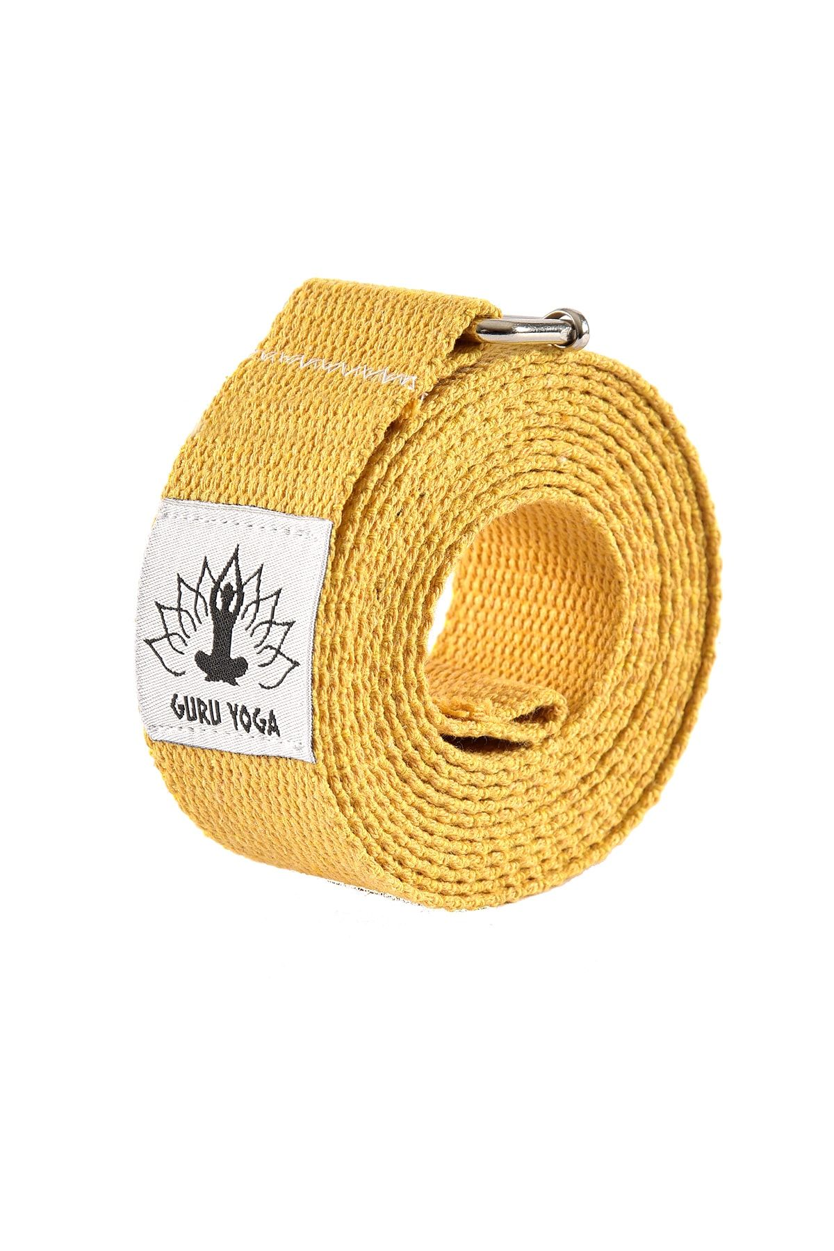 Doğal Yoga Kemeri Sarı 250 Cm