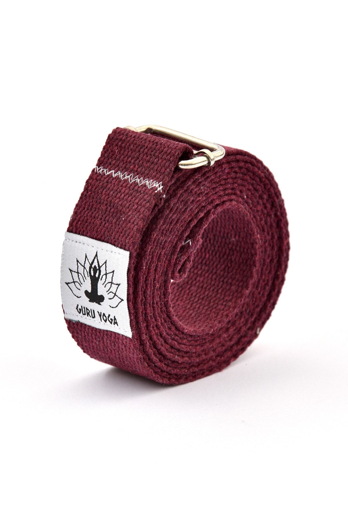 Doğal Yoga Kemeri Bordo 250 Cm