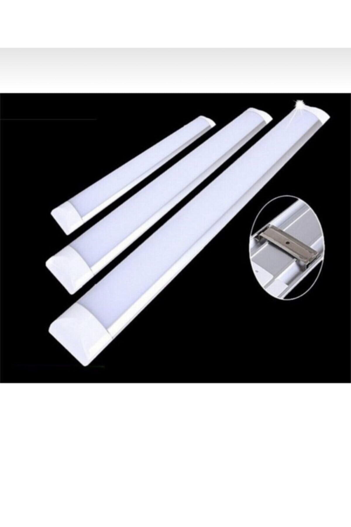 Beyaz. 36 Watt Yatay Led Bant Armatür Tavan Kolay Montaj