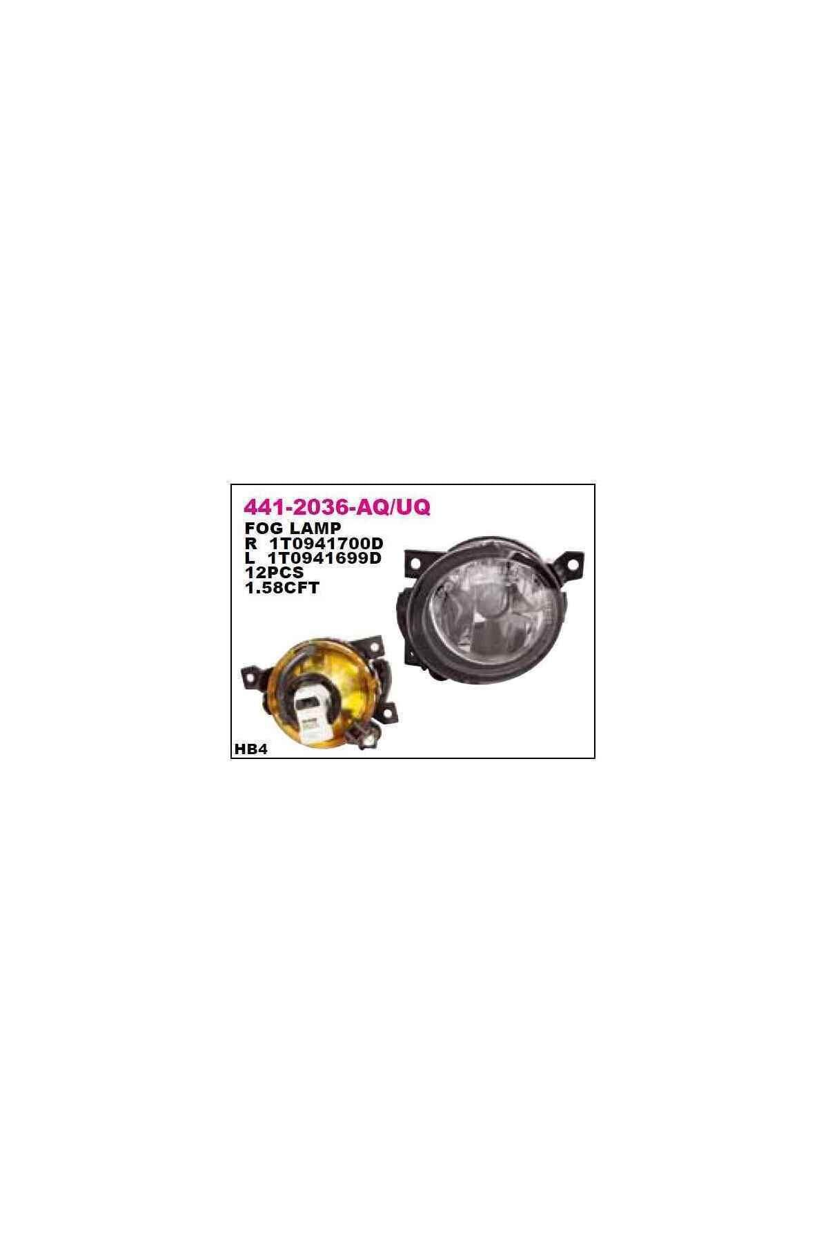 1t0941700d Sıs Lambası Sag Volkswagen Jetta 06-09 Amarok 10- Duylu Ampullu Dpo-441-2036r-aq-mar