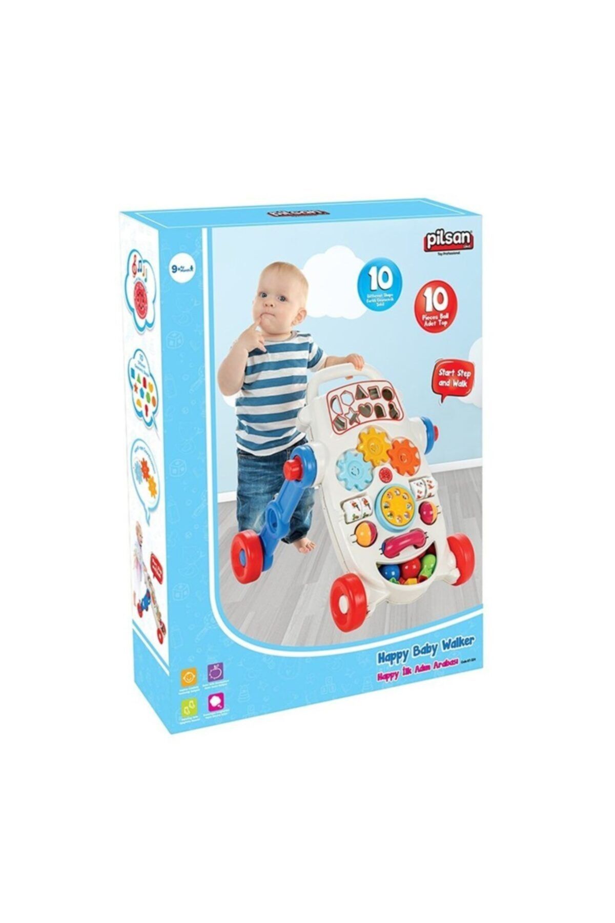 Pilsan Happy Ilk Adım Arabası - Mavi 07 539