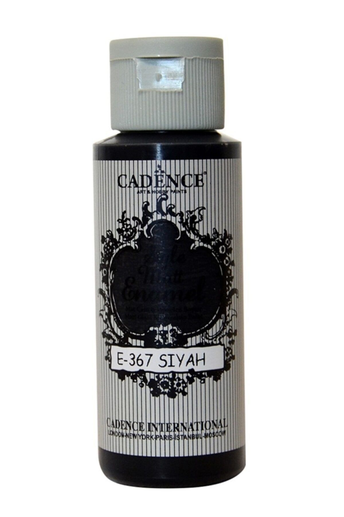 Style Mat Enamel Cam Boyası 367-siyah 59ml (porselen - Se