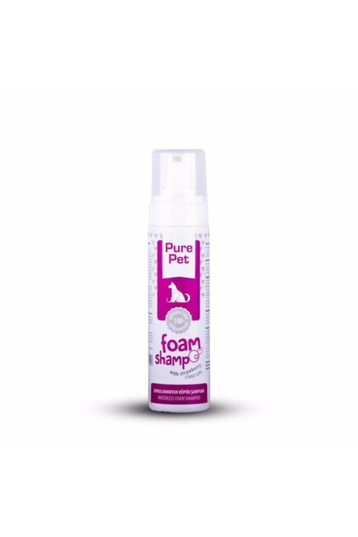 Kedi Köpek Durulanmayan Çilekli Köpük Şampuan 225ml