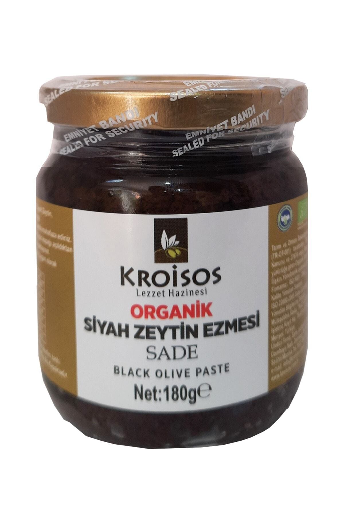 Organik Siyah Zeytin Ezmesi 180 Gr