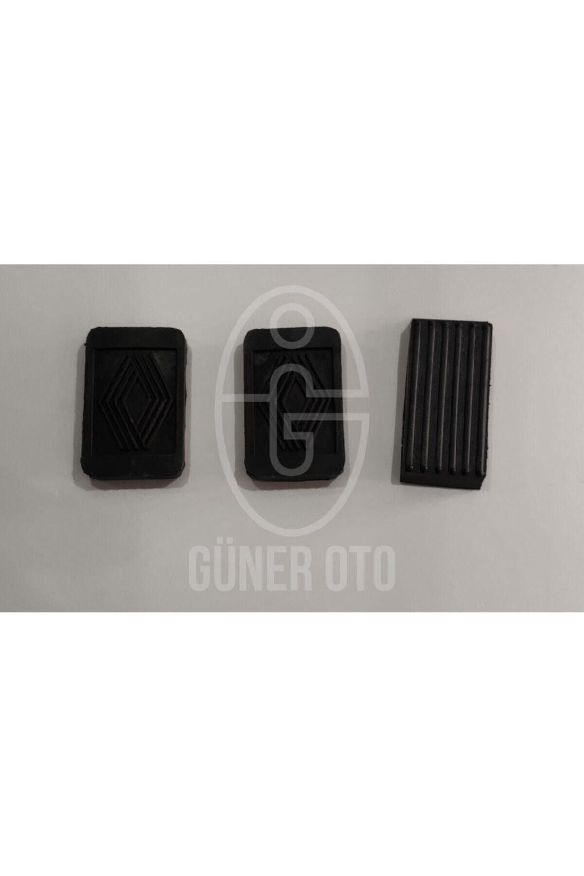 Renault R12 Toros Debriyaj Fren Gaz Pedal Lastiği 3 Parça