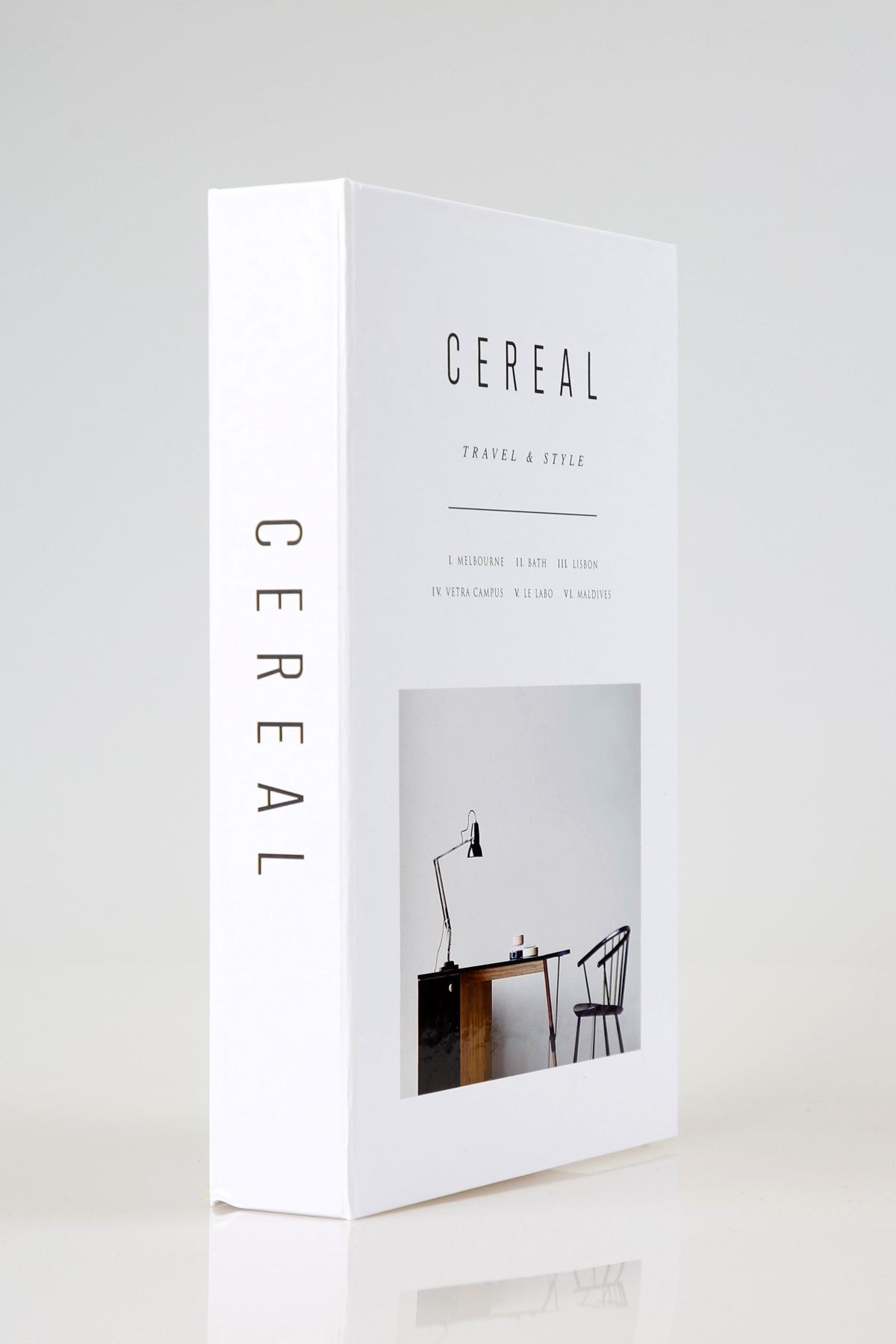 Cereal Travel And Style Dekoratif Kitap Kutu