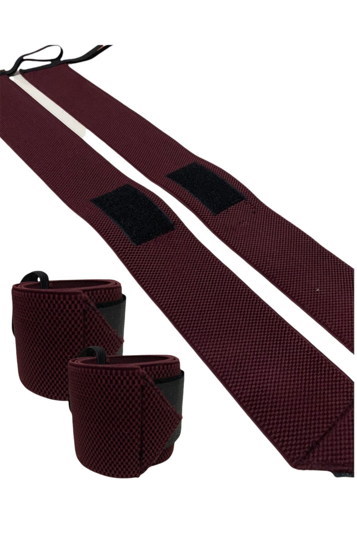 Halter & Fitness & Crossfit Bilek Bandajı 50 Cm X 6 Cm - Wrist Wraps El Bilek Sargısı - 1 Çift