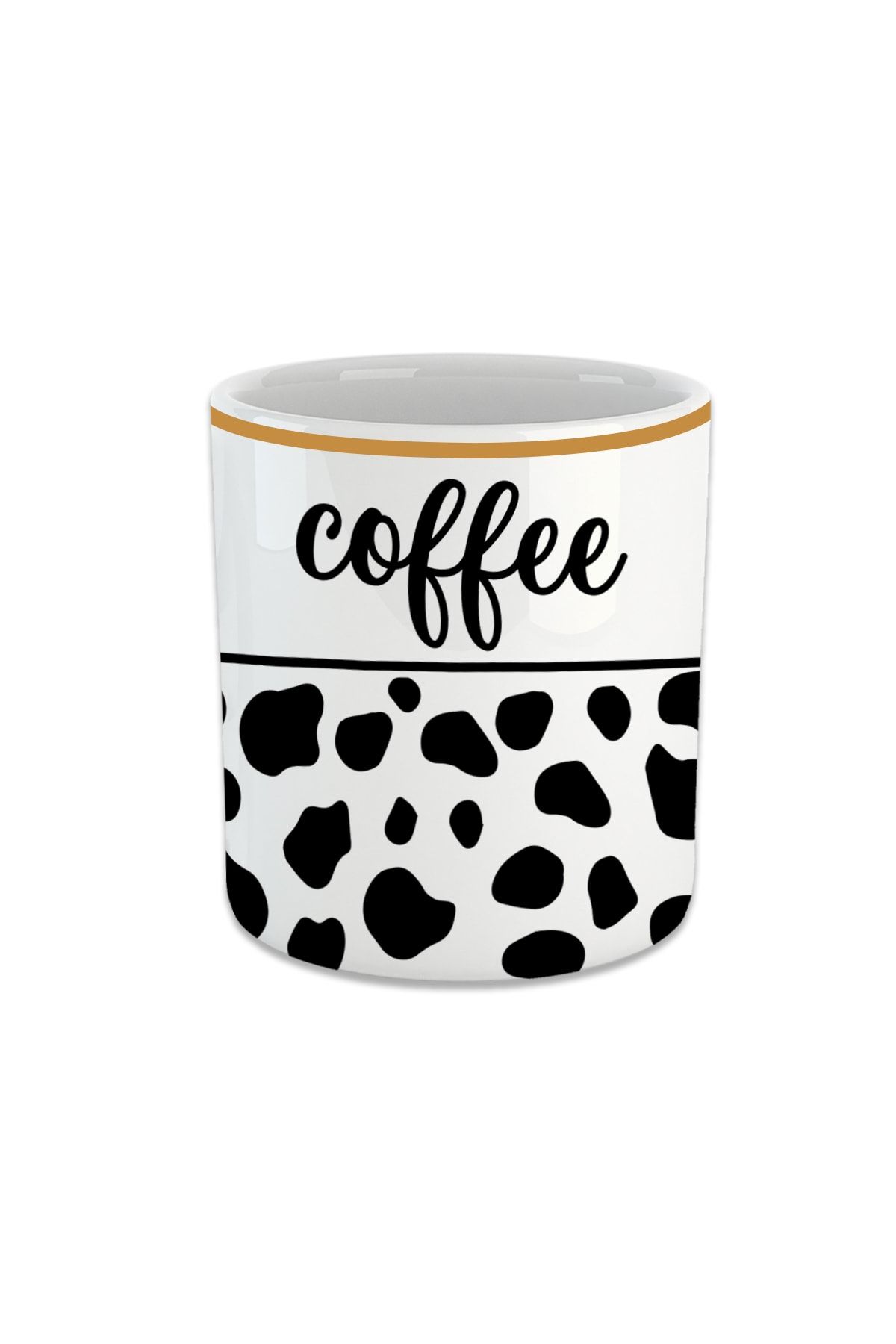 Coffee Yazılı Espresso, Double Türk Kahvesi Fincanı - Kulpsuz Bardak