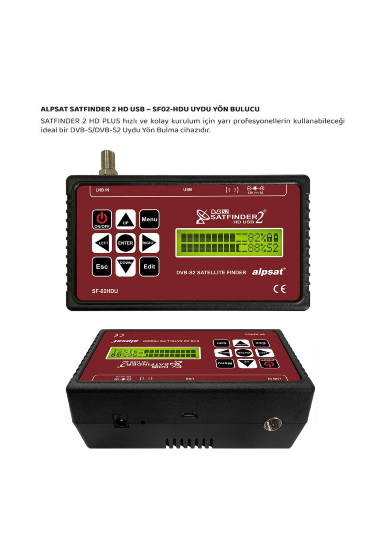 2 Hd Usb Yeni Uydu Ayar Cihazı