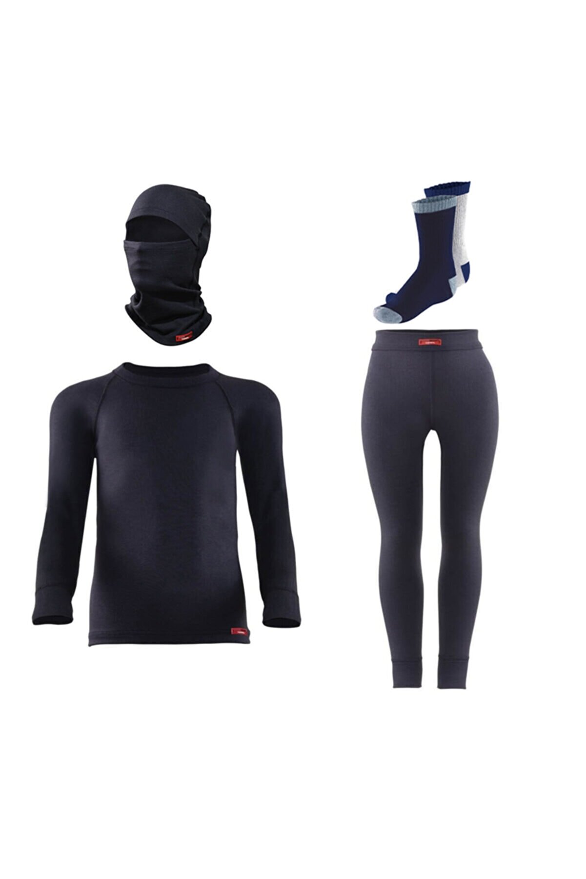 2. Seviye Blackspade Termal Çocuk Kayak - Kış Kamp Seti