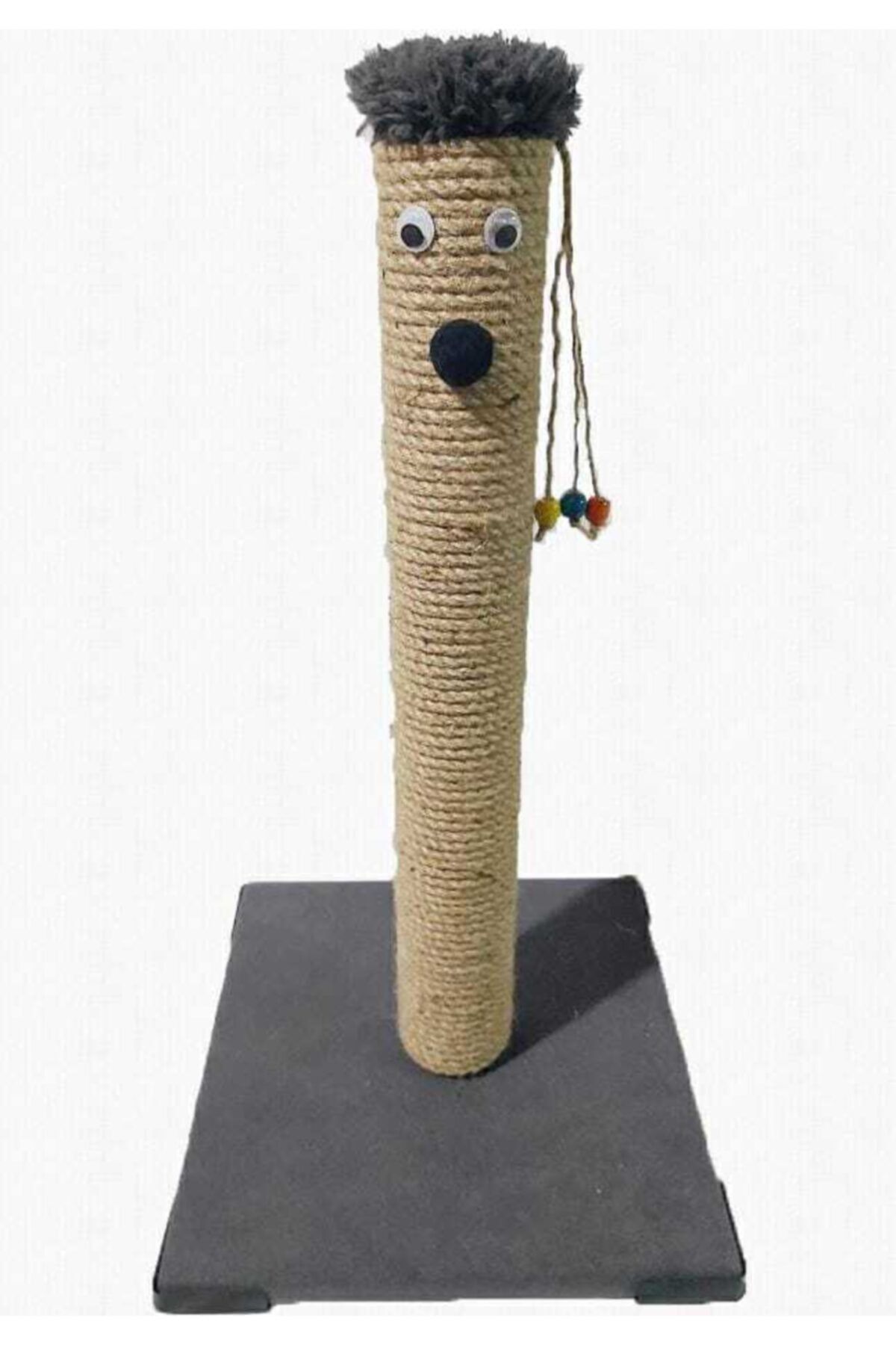 Gri Welsoft Kumaş Kedi Tırmalama Tahtası 52cm