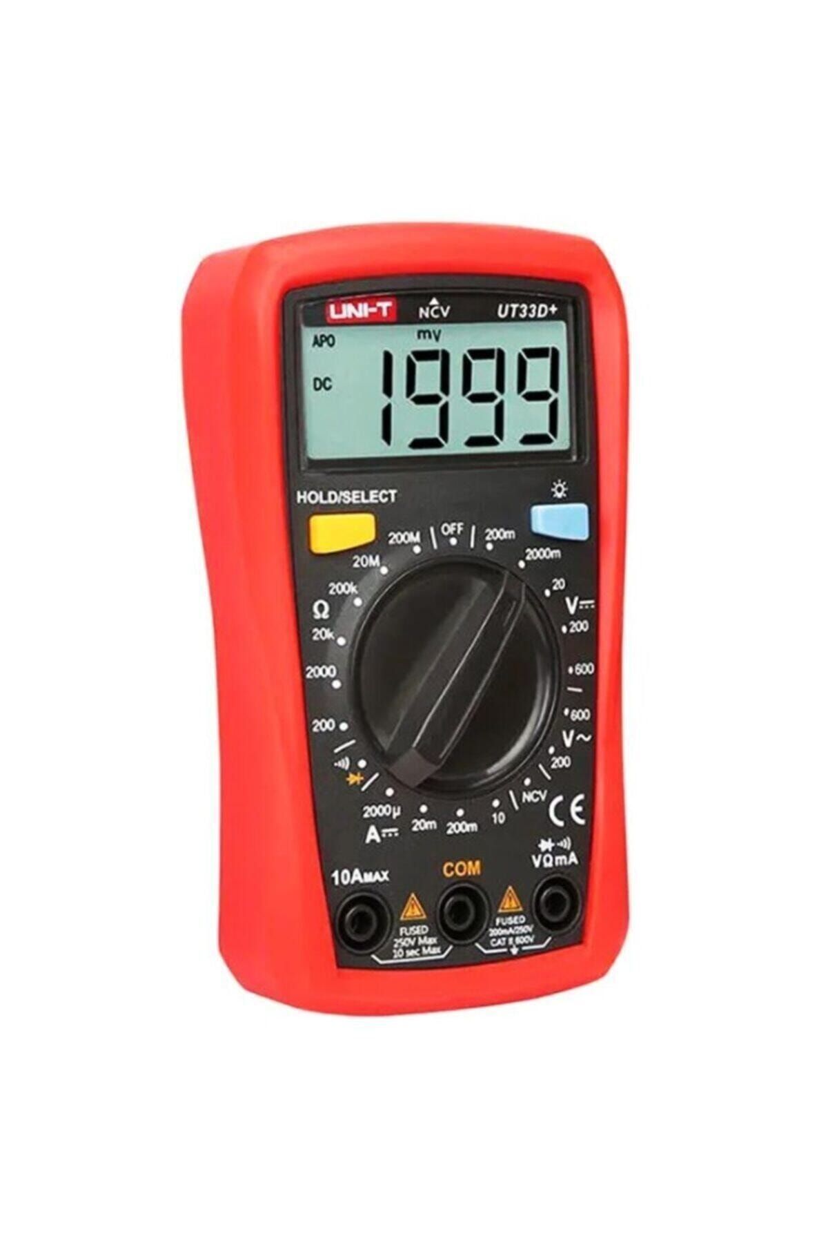 Ut33d 600v 10a Dijital Multimetre - Multimetre - 2 Yıl