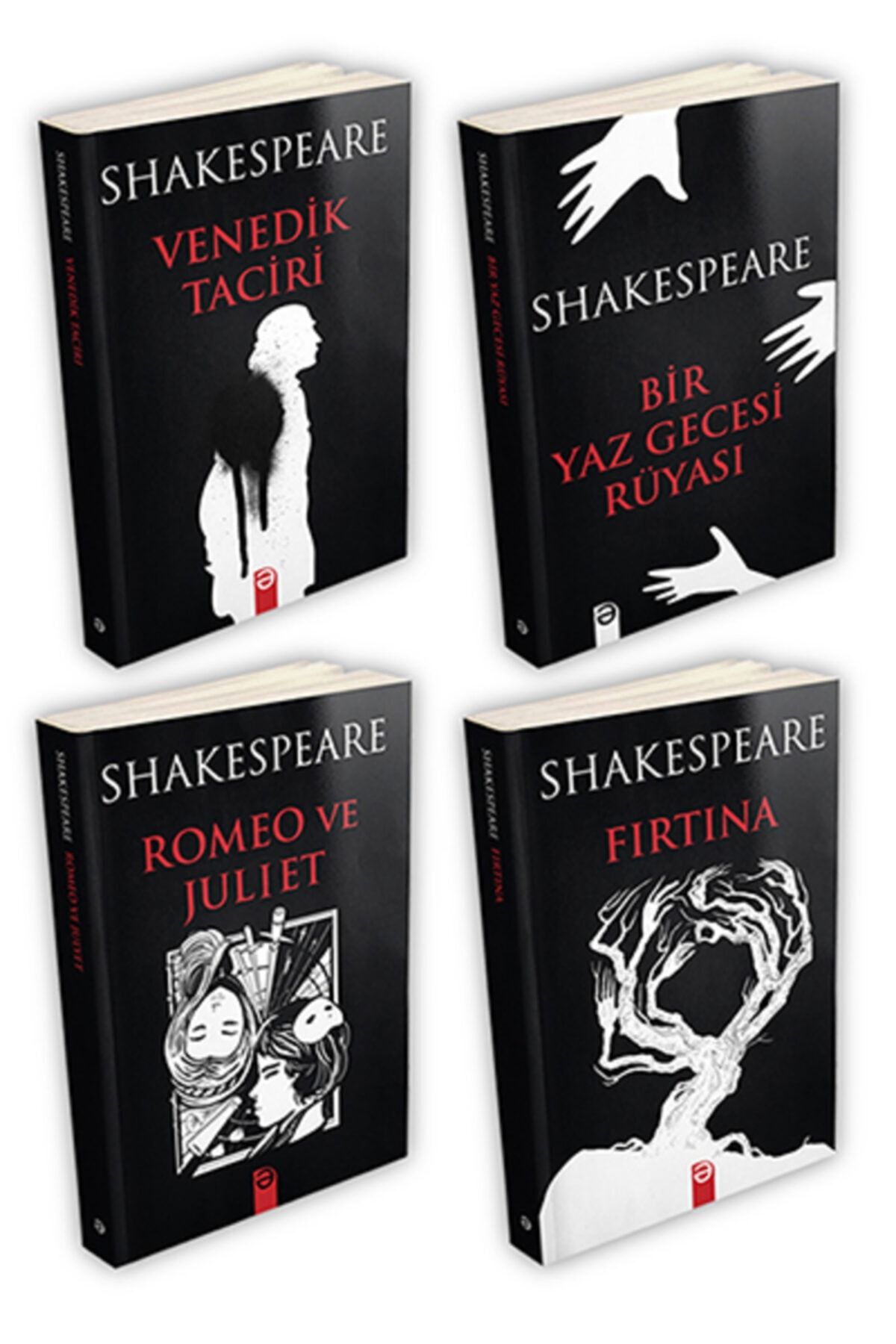William Shakespeare Seti  4 Kitap William Shakespeare