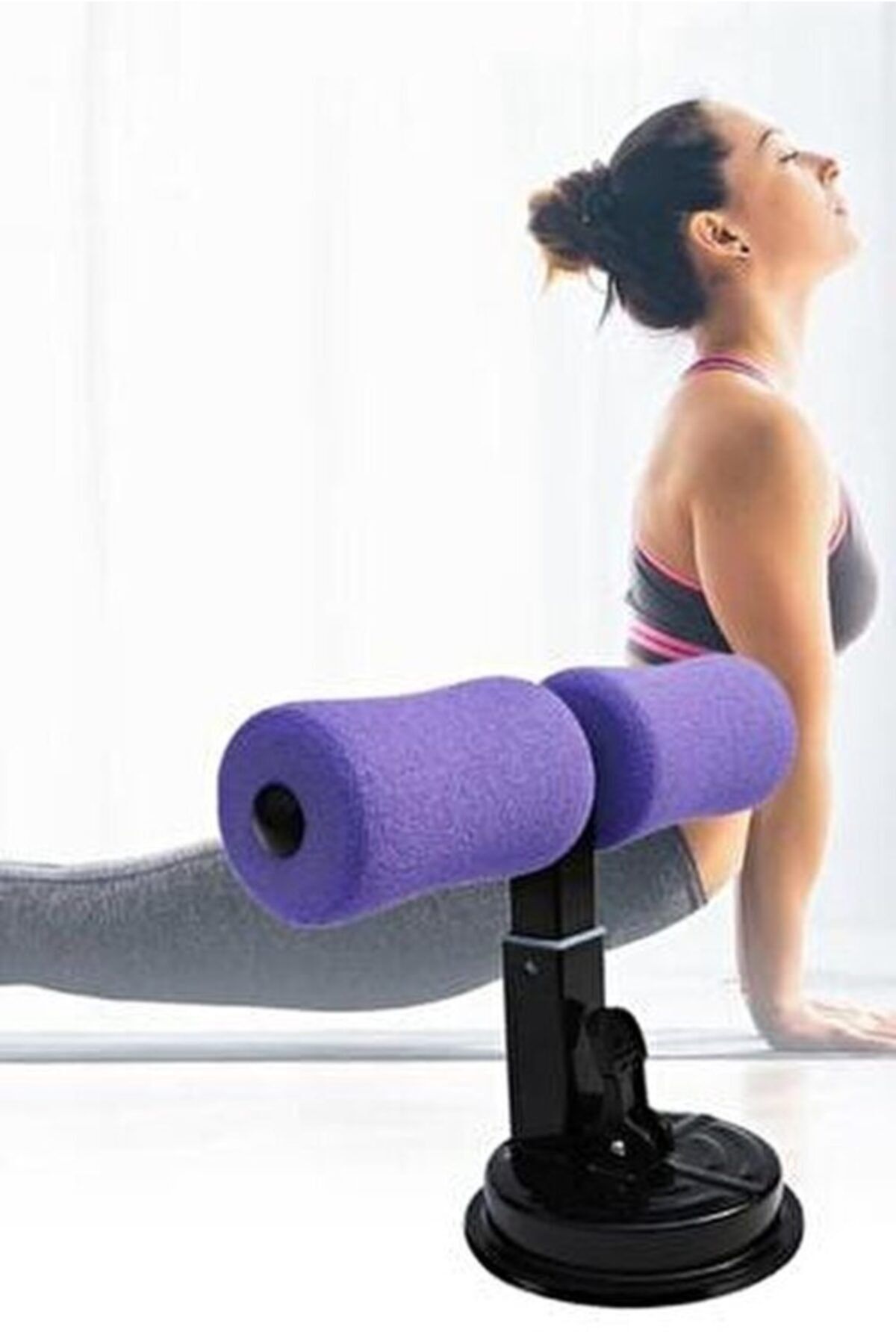 Vantuzlu Mekik Çekme Spor Aleti Karın Egzersizi Evde Spor