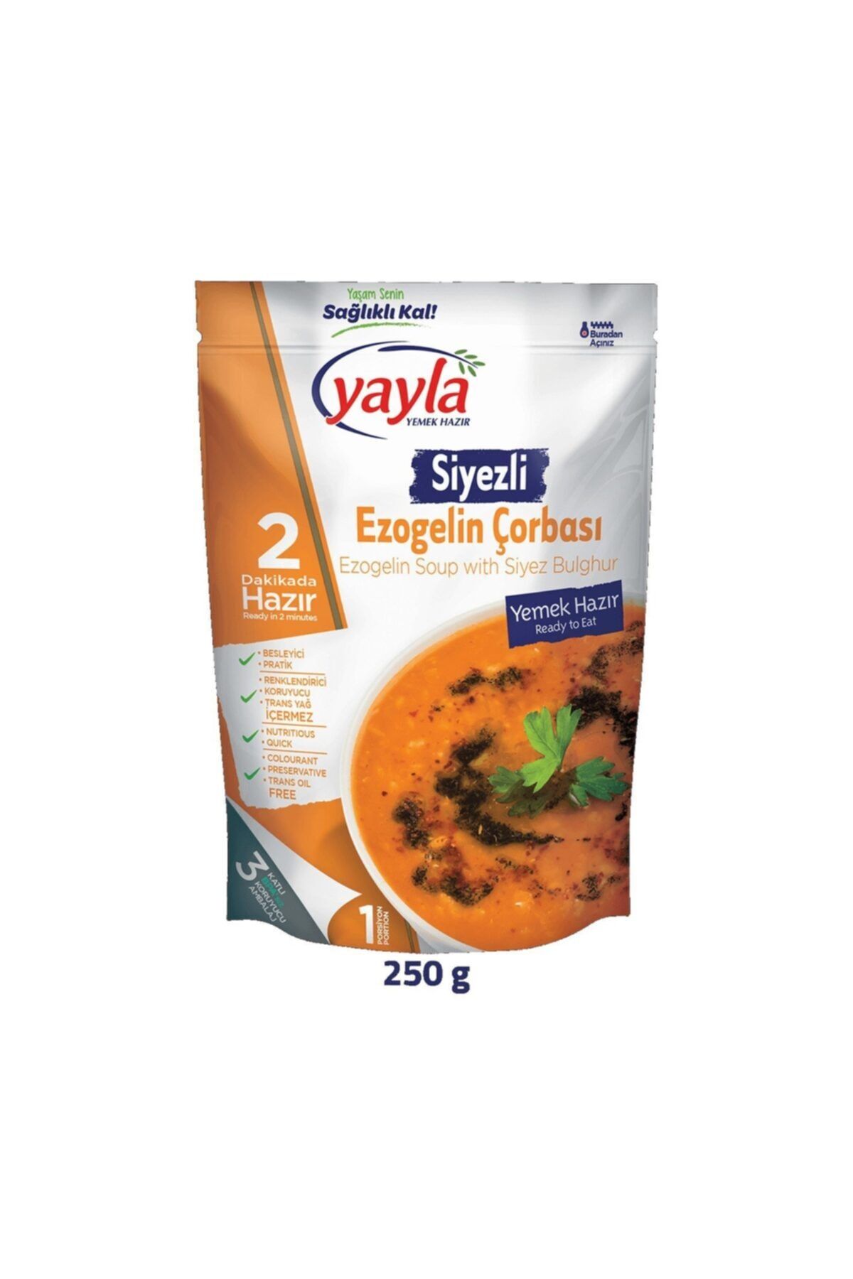 Yemek Hazır Siyezli Ezogelin Çorbası 250 G