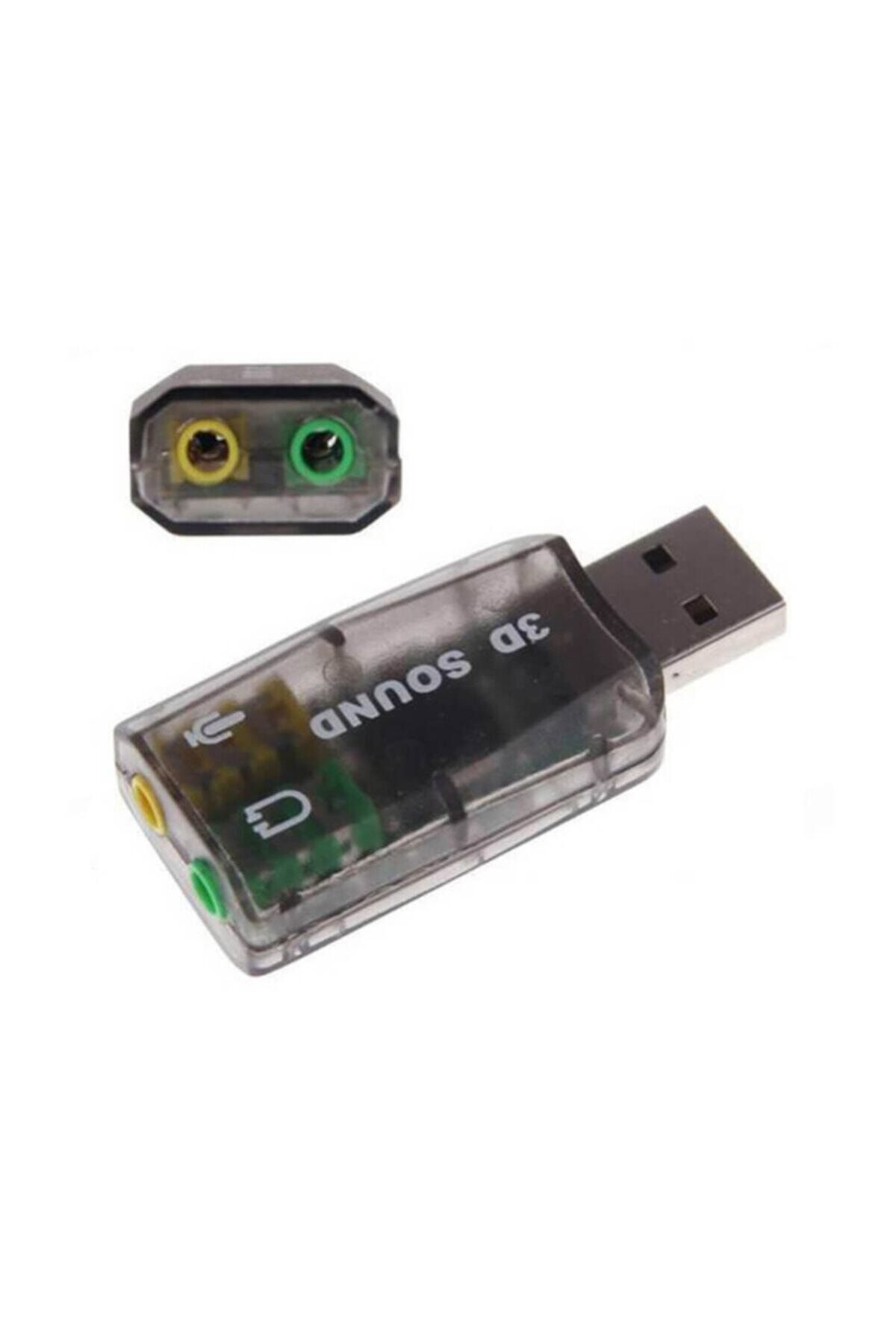 Usb Ses Kartı 5.1 3d Sound Usb Harici Ses Kartı Audio Çevirici