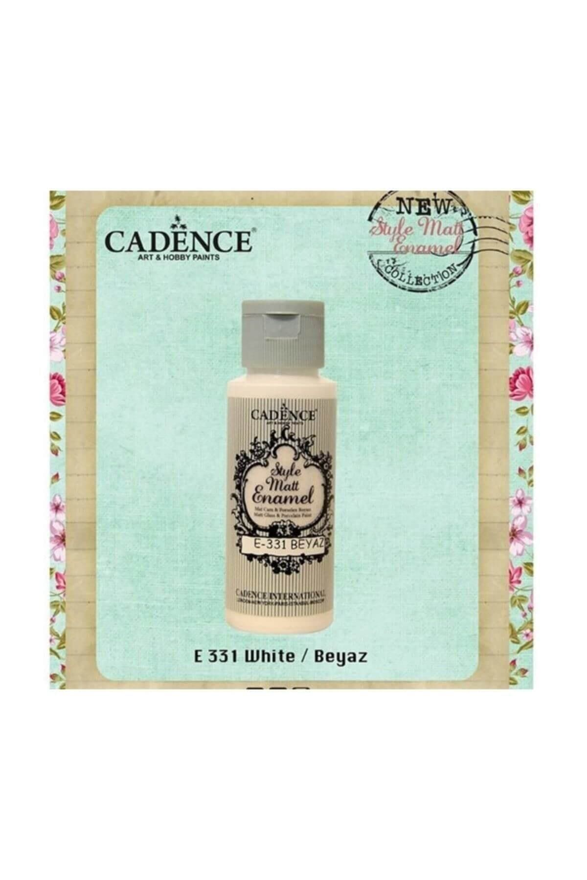 E-331 Style Matt Enamel Cam & Porselen Boyası 59 Ml. E-331 Beyaz