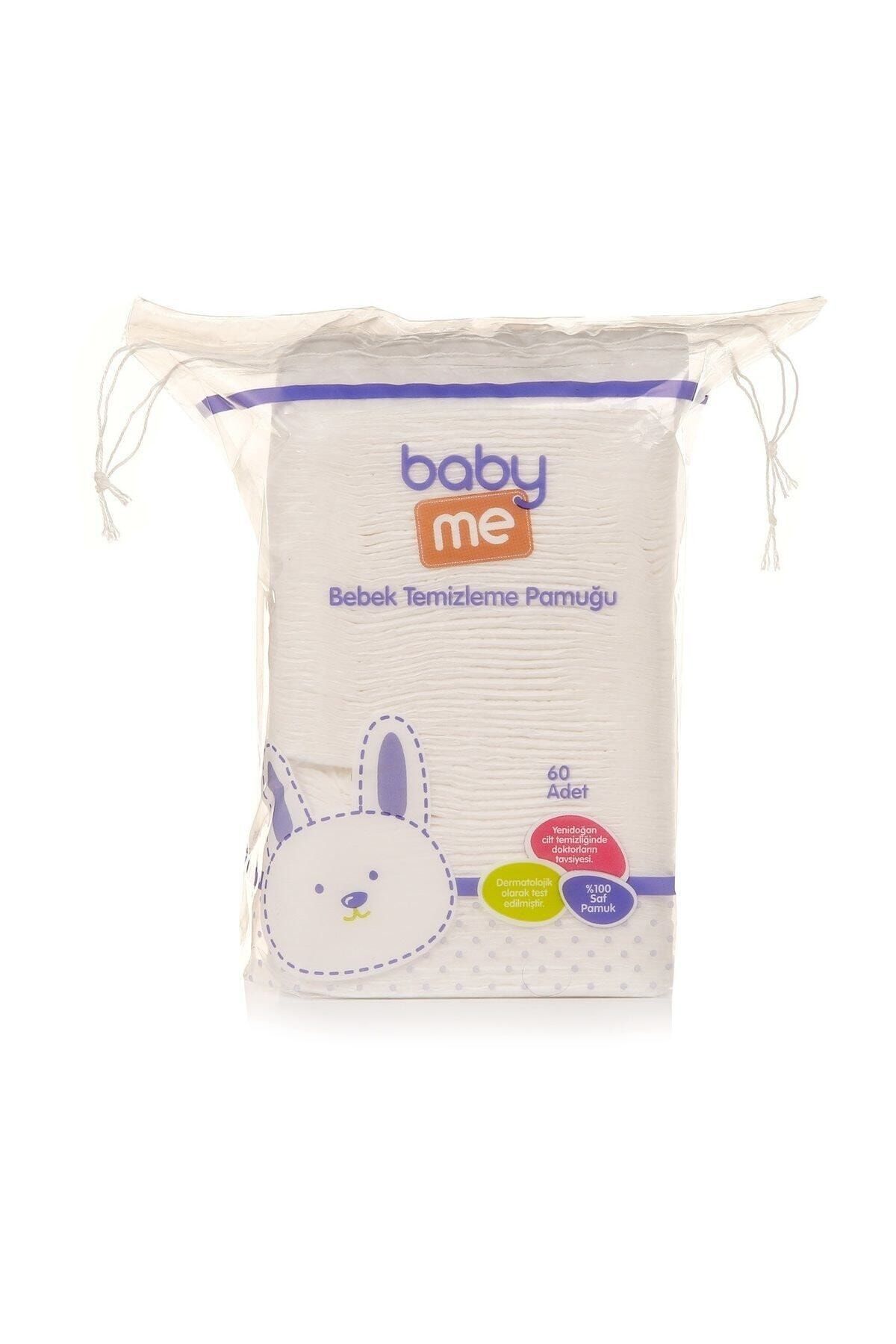Bebek Temizleme Pamuğu 60 Adet Bae-20017