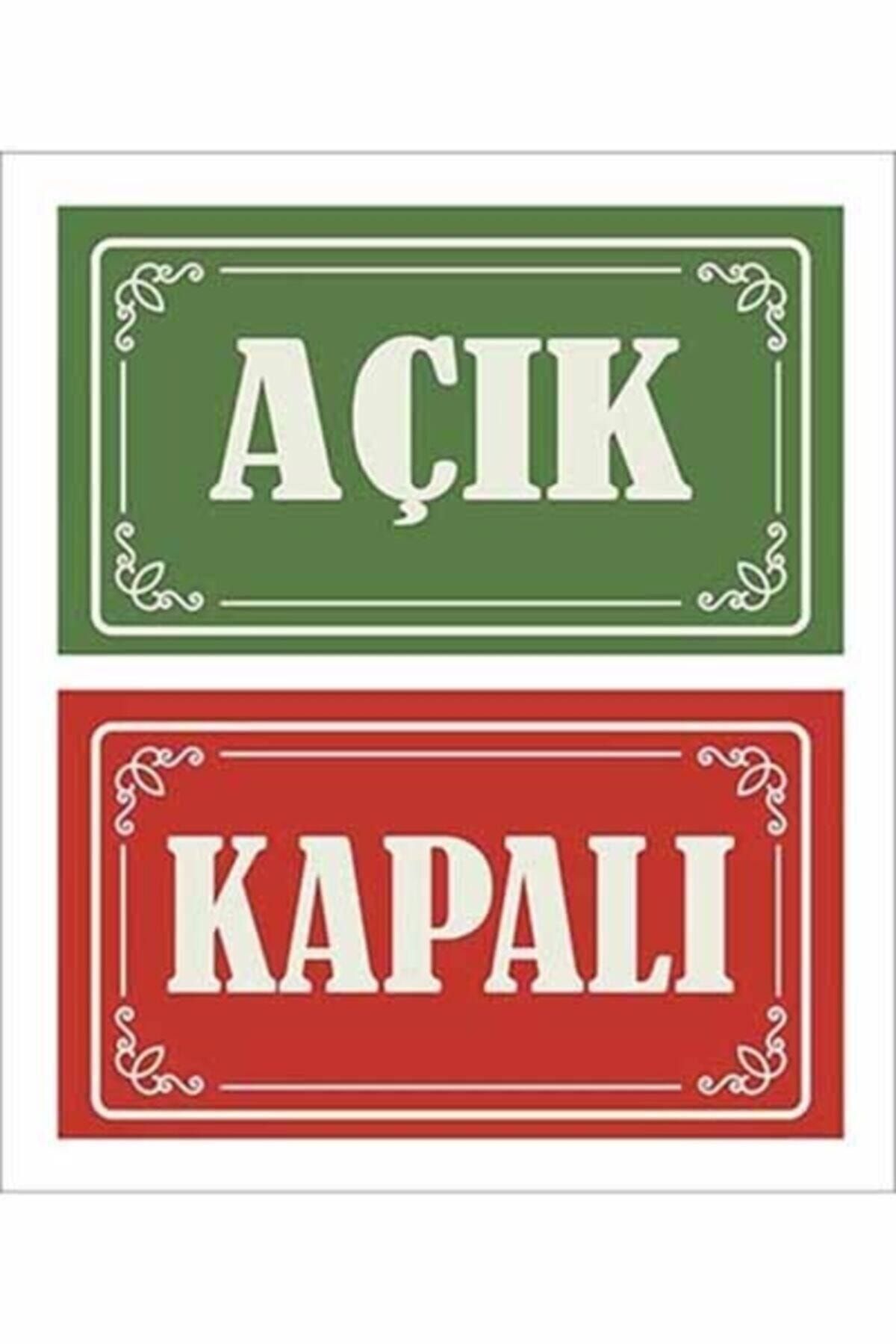 'açık - Kapalı' Kapı,cam Levhası (150 Micron Plastik)