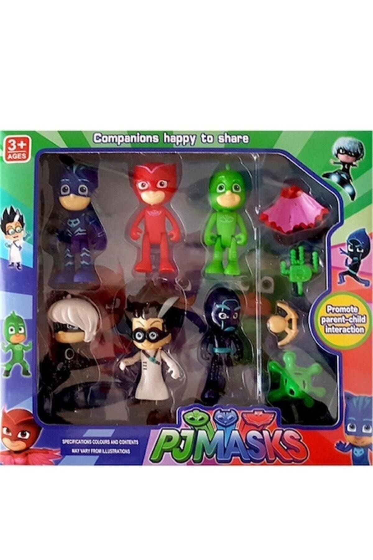 Gkcx Masks 10'lu Pijamaskeliler Figür Oyuncak Seti New Desng 1017785