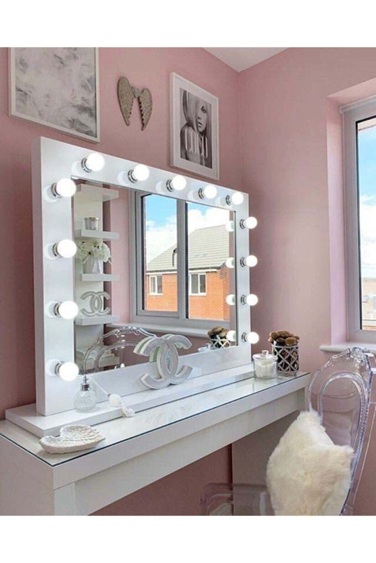 Erşen Desıgn Işıklı Makyaj Aynası 105 X 85 Ampuller Dahil