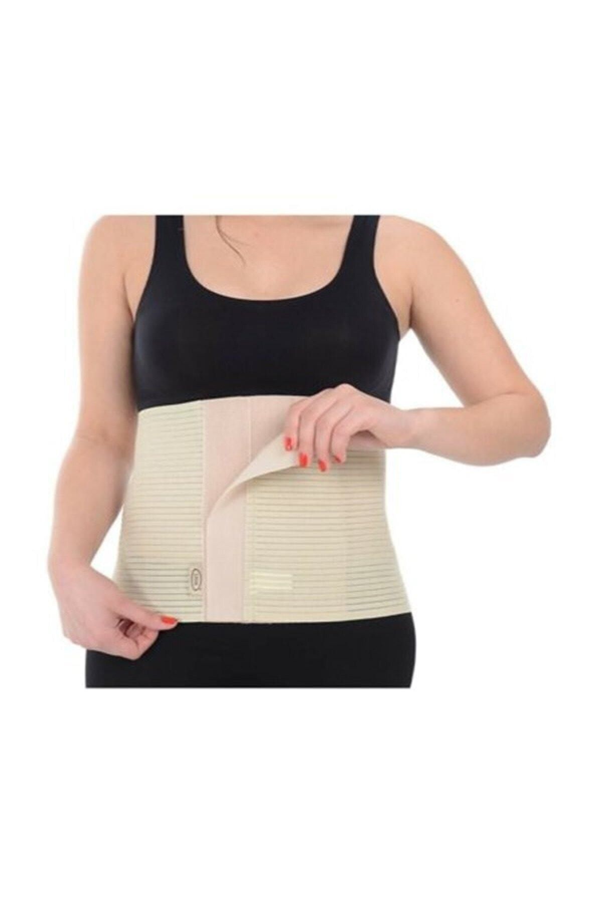 Doğum Sonrası Korsesi Abdominal Korse Sezeryan Korsesi Misinalı Kumaş Cırt Cırtlı