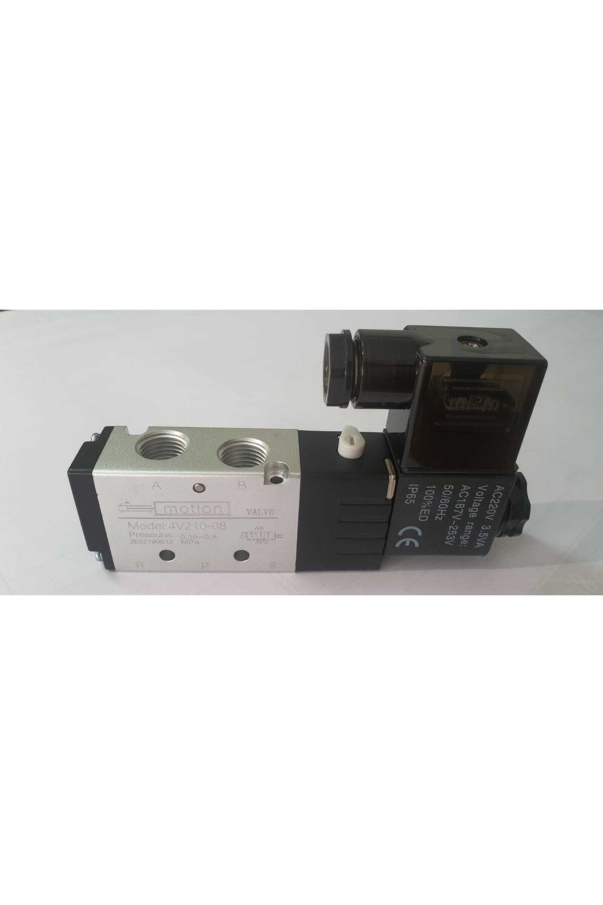 Elektrik Kontrollü Tek Bobin 5/2 Pnömatik Valf 1/4 5-2 Tek Bobin Valf G Gövde