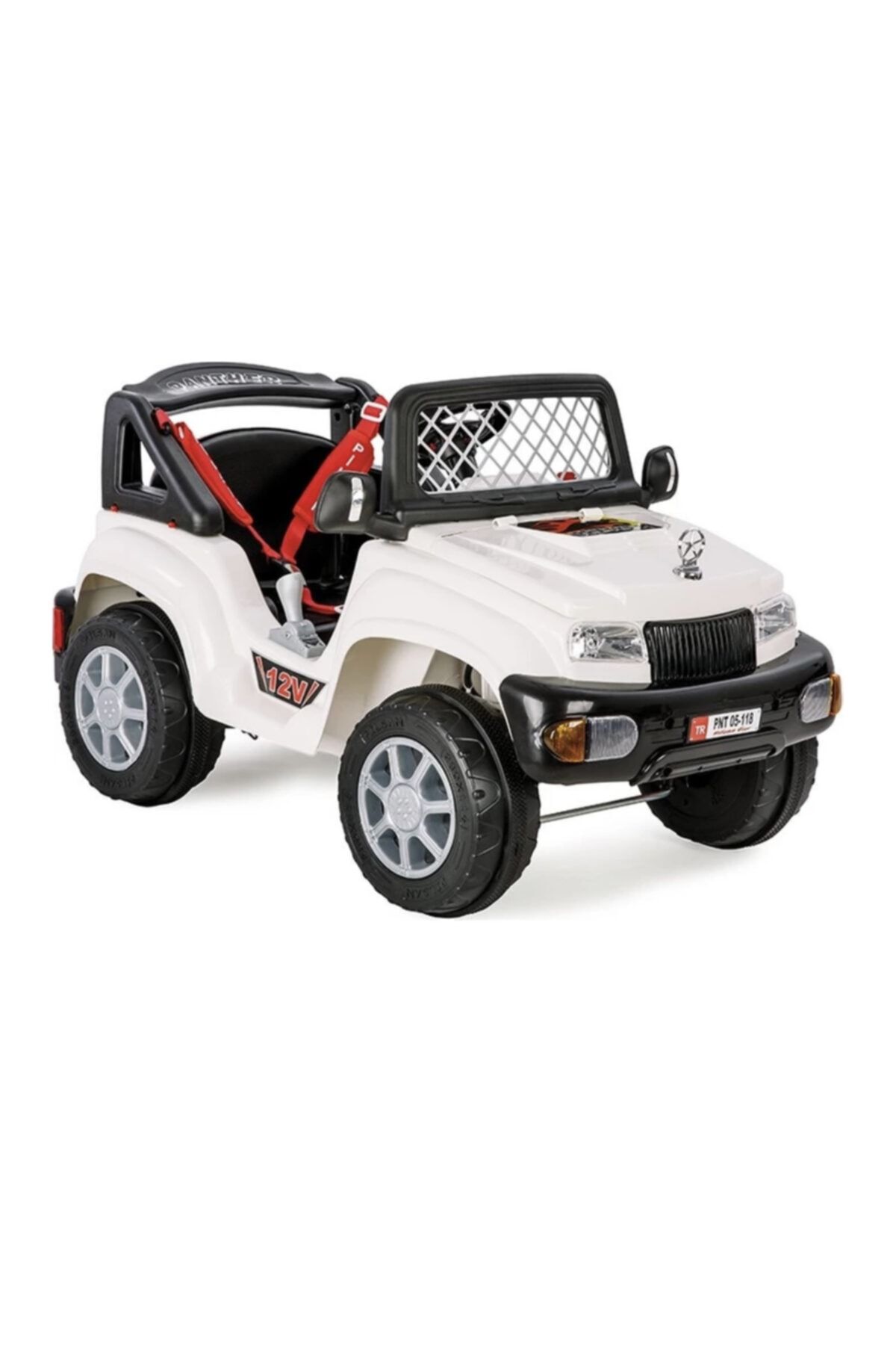 Pilsan 05-118 Panther 12v Uzaktan Kumandalı Akülü Araba Beyaz Panter