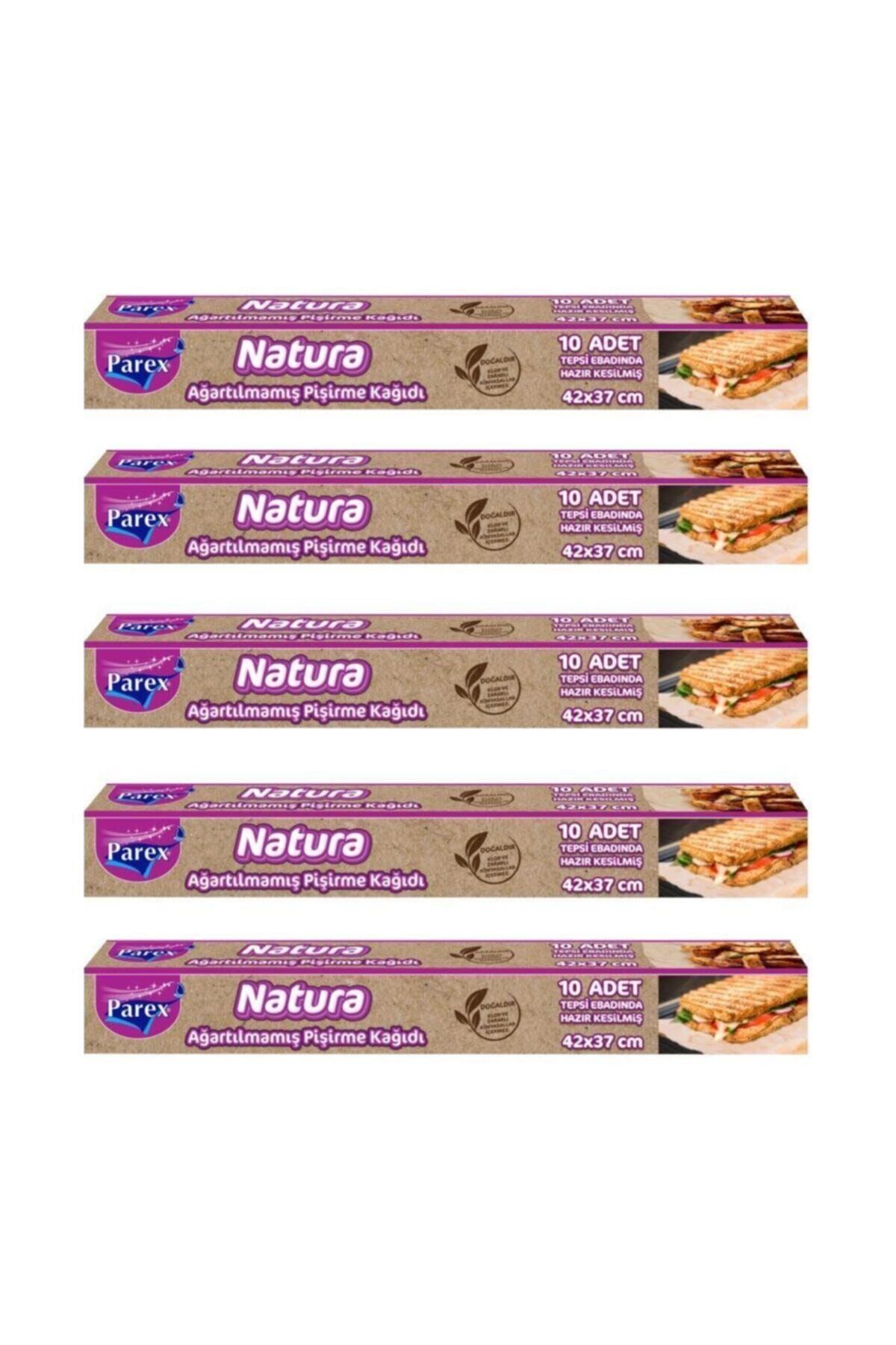 Natura Ağartılmamış Hazır Pişirme Kağıdı 10'lu X 5 Adet