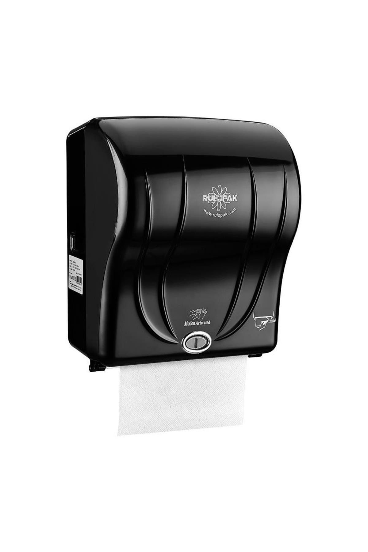Sensörlü Havlu Makinesi 21cm Siyah