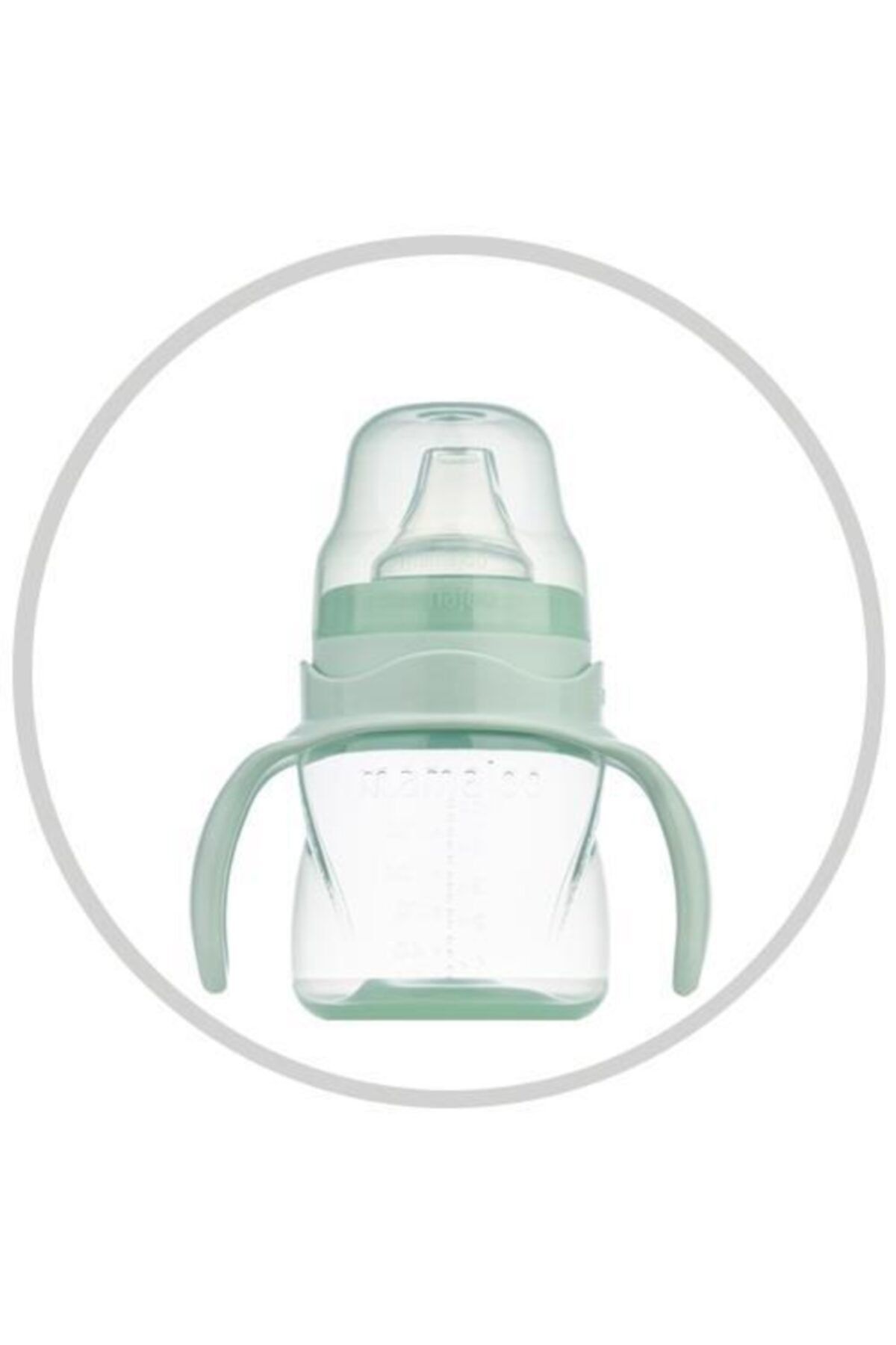 Kulplu Eğitici Bardak 160 Ml & Anti Kolik Bardak Ucu Powder Green