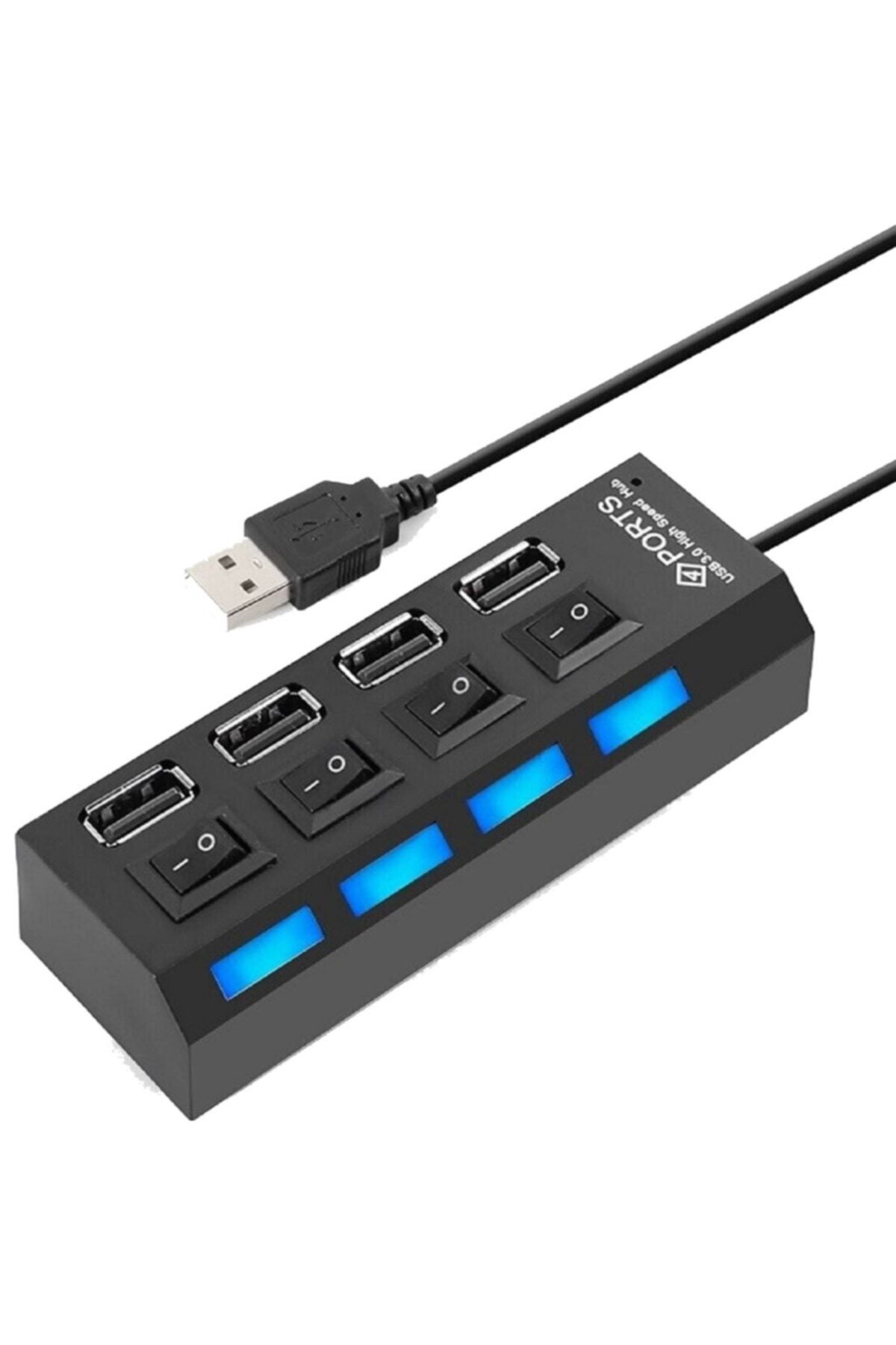 4 Port Usb 2.0 Hub Çoğaltıcı Çoklayıcı Swıtch 4863p Anahtarlı