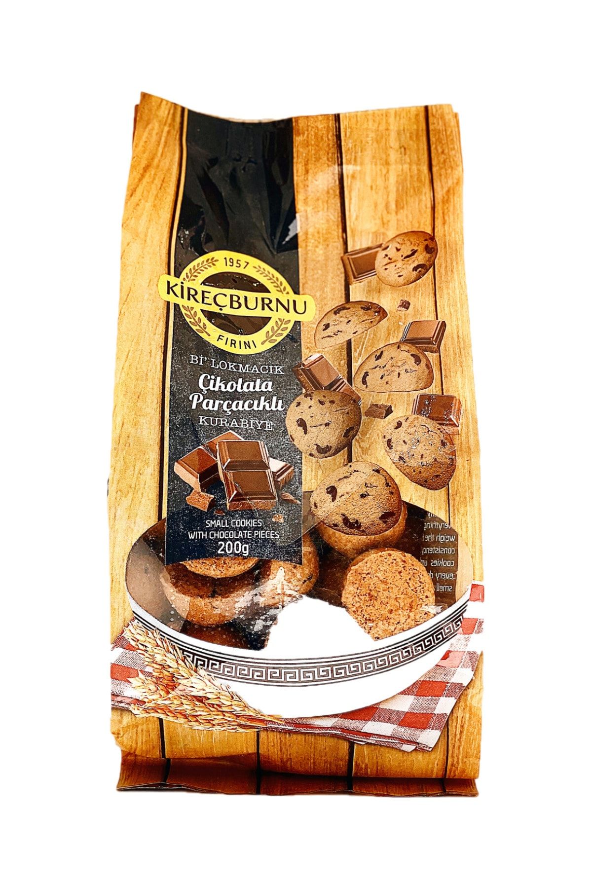Çikolata Parçacıklı Bi Lokmacık Kurabiye 200 gr