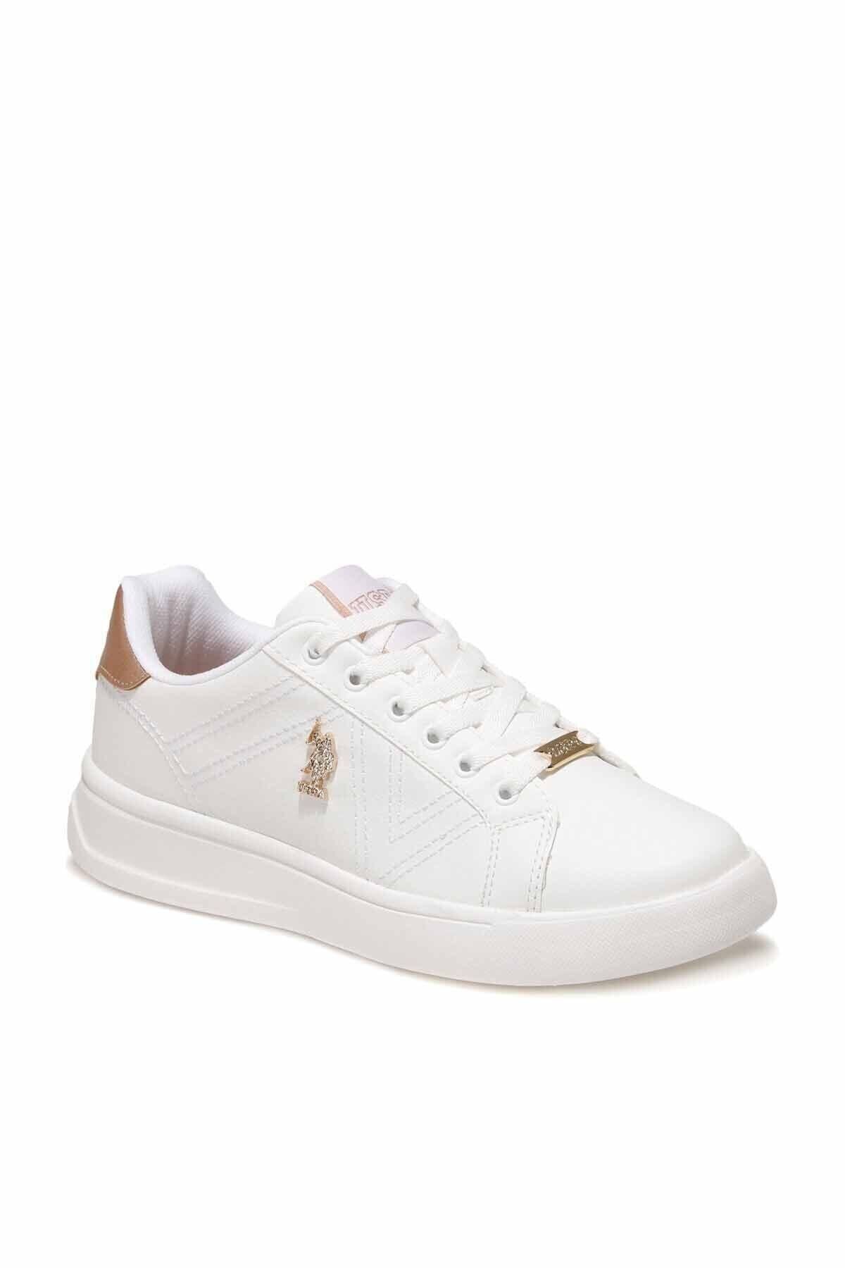 EXXY Beyaz Kadın Havuz Taban Sneaker 100606373