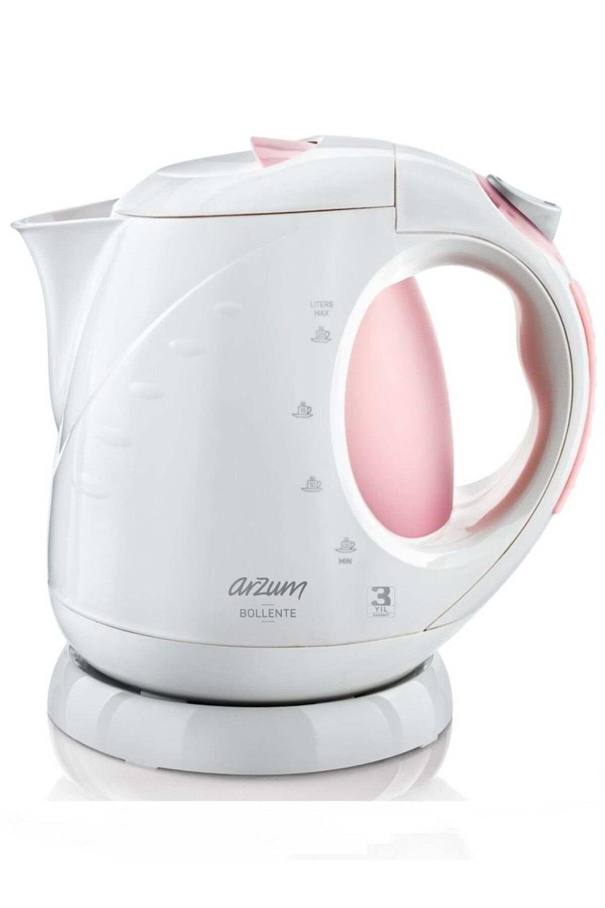 1 - 2 L Bollento Gizli Rezistanslı Su Isıtıcısı Pembe AR3015 3 Yıl Resmi Distribütör Garantili 220