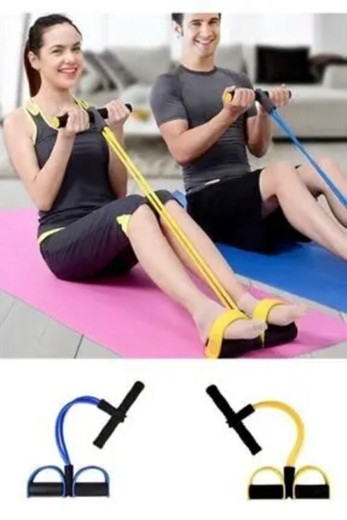 Body Trimmer Vücut Şekillendirici Egzersiz Karın El Ayak Direnç Lastiği