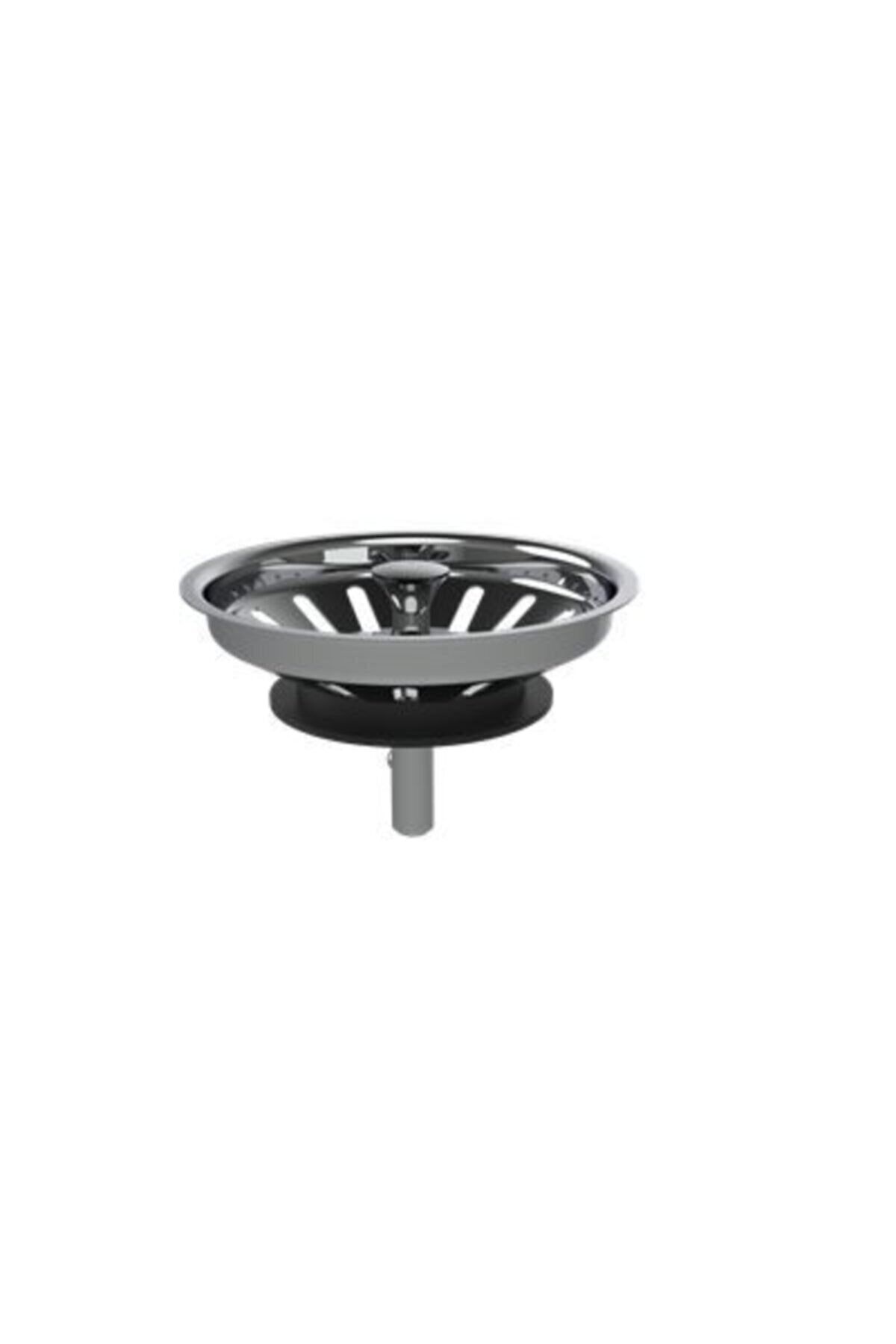 Paslanmaz Eviye Süzgeci Mutfak Süzgeci Lavabo Süzgeci 8cm Contalı Paslanmaz Çelik Süzgeç