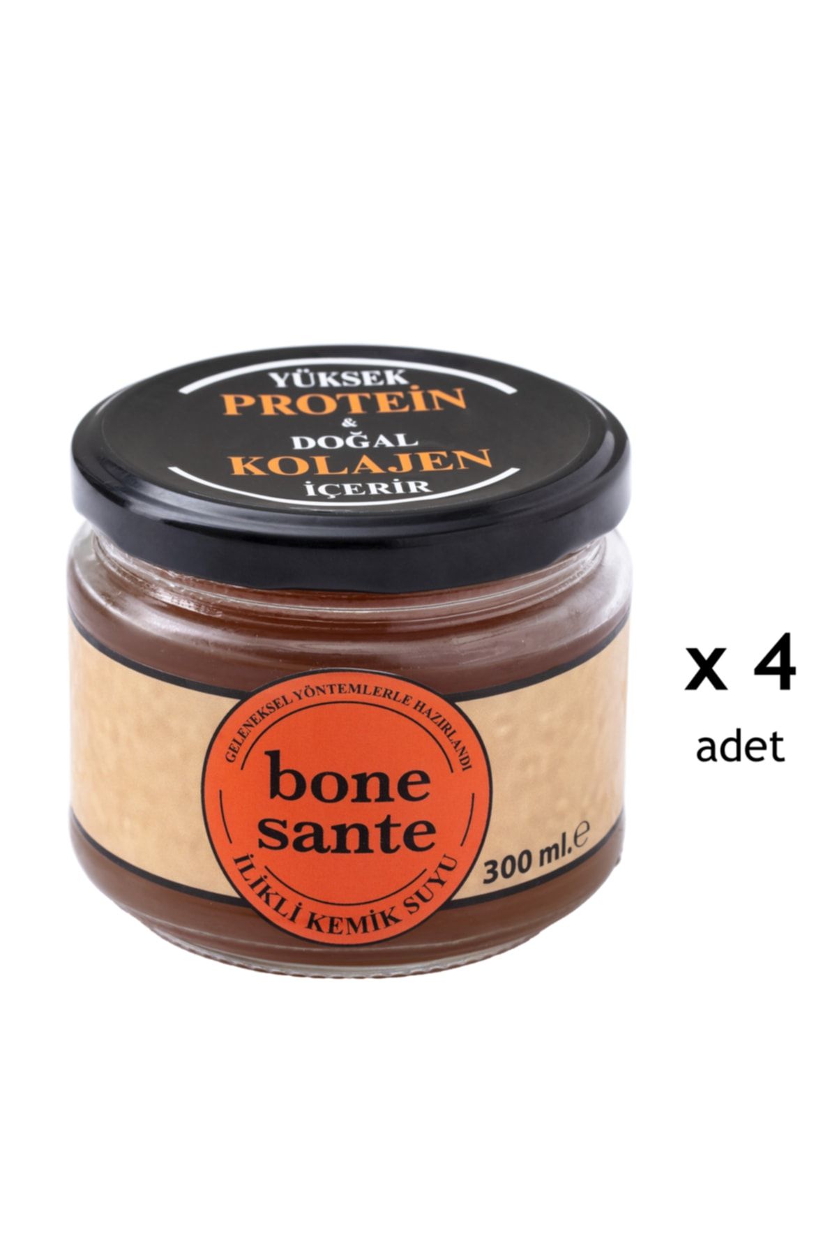 300ml Ilikli Kemik Suyu X 4 Adet