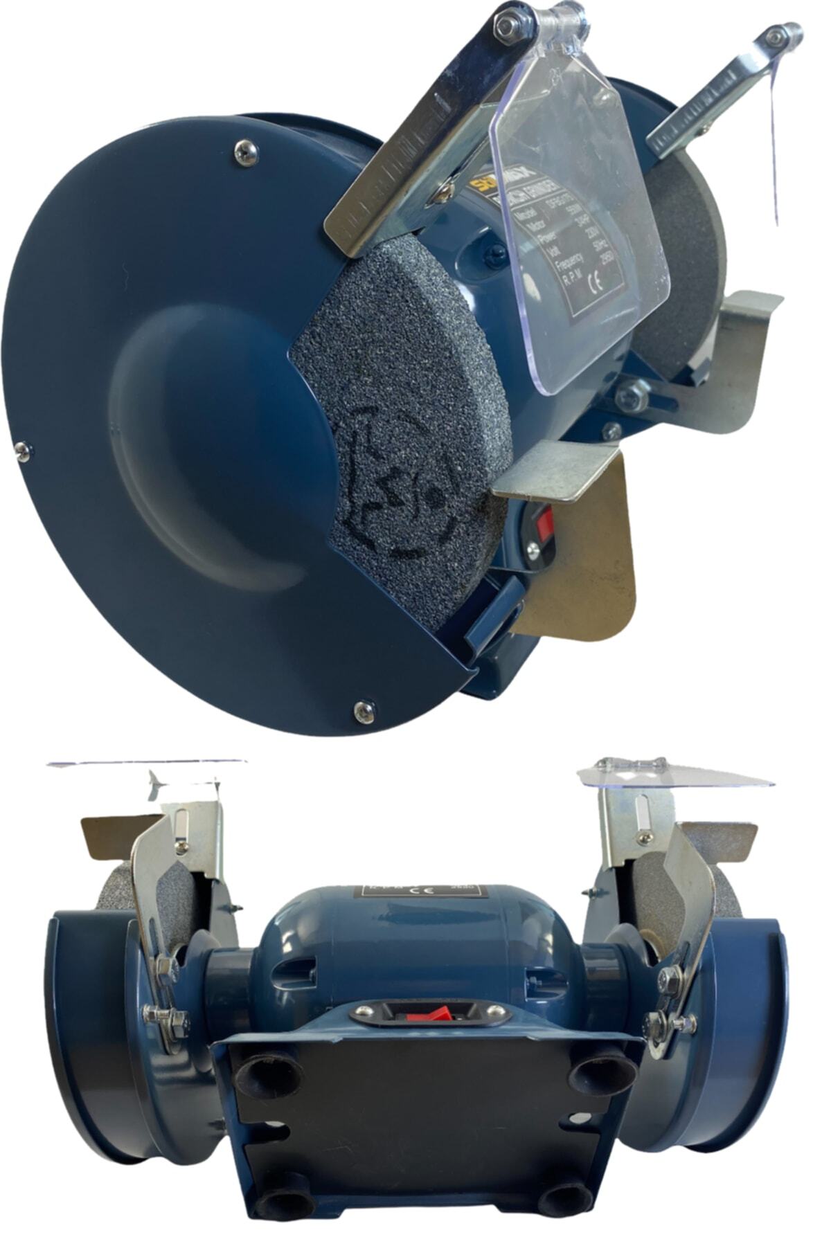 Germany Type 175mm 550watt Tezgah Üstü Taşlama Bakır Sargı Bıçak Balta Bileme Çark Taşı Taş Motoru