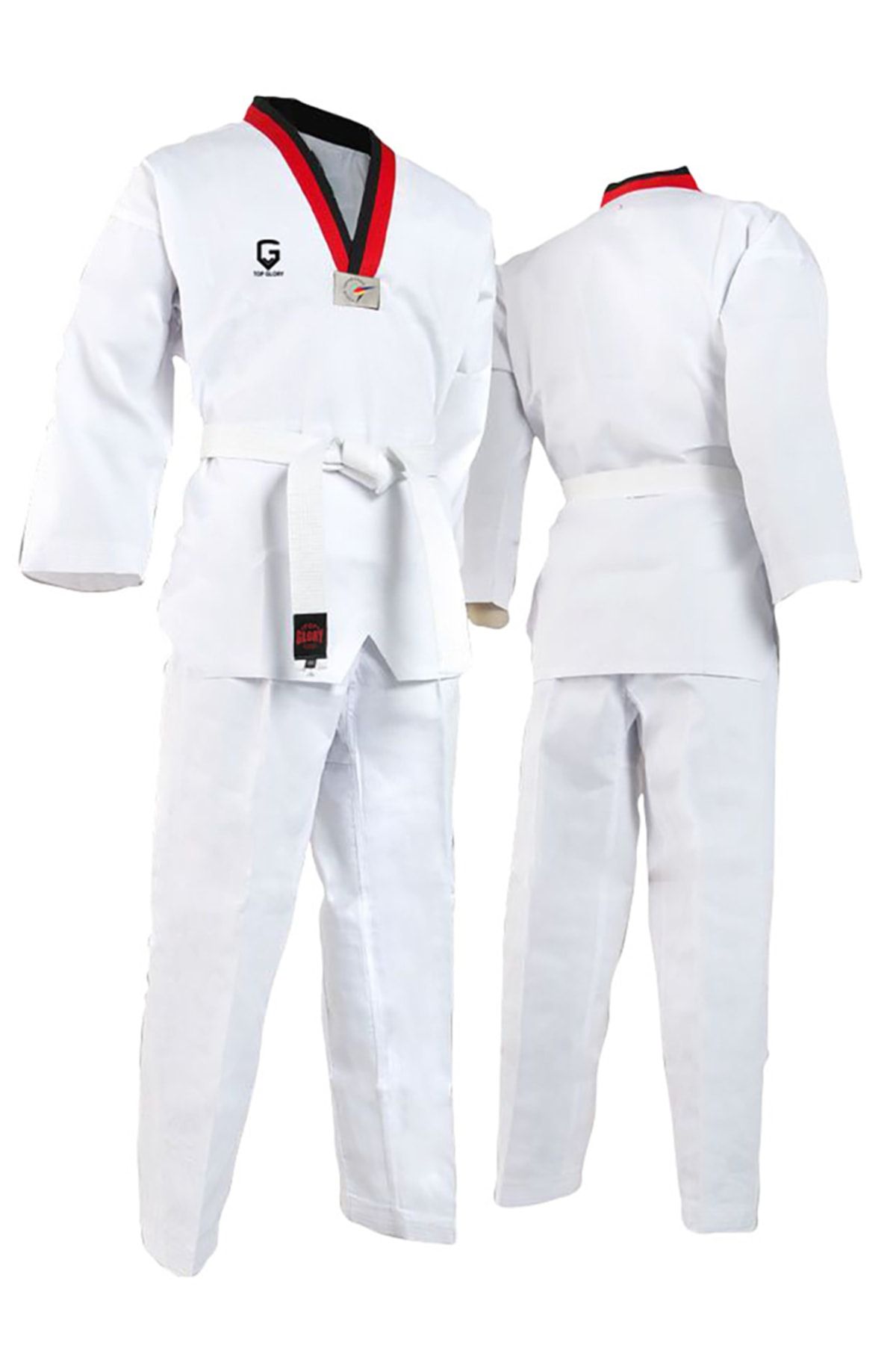 Fitilli Pum Yaka Taekwondo Elbisesi Dobok