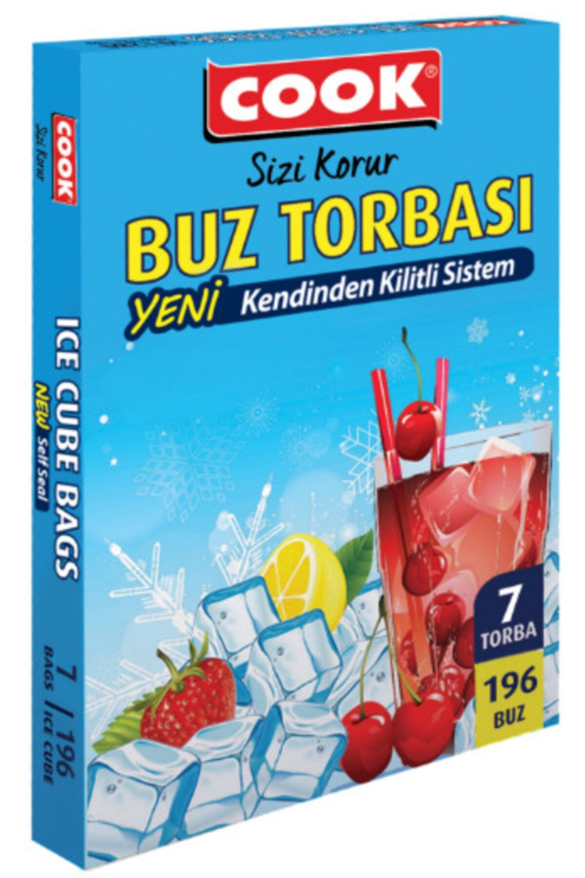 Kendinden Kilitli Buz Torbası 7'Li
