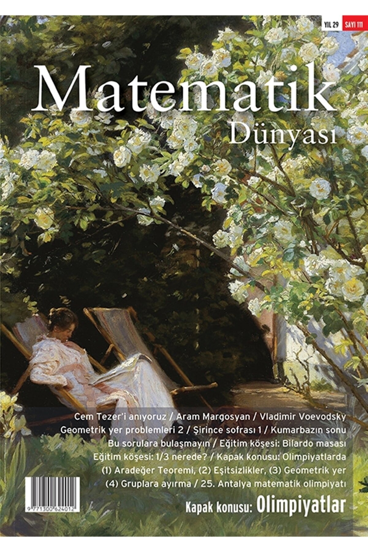 Matematik Dünyası Dergisi Sayı:111 Yıl:2022 / Kollektif / Nesin Yayınevi / 7331898540396