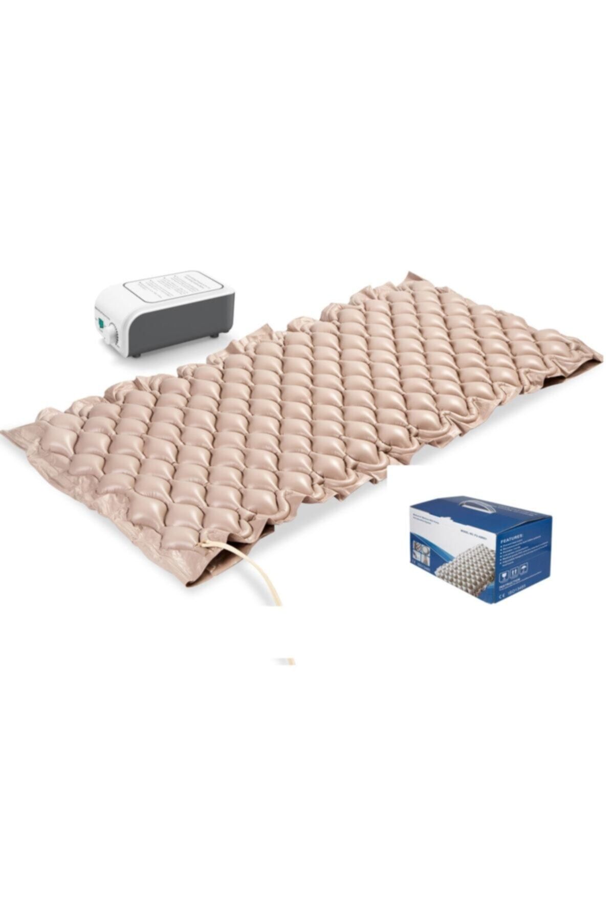 Havalı Hasta Yatak (YATAĞI) Baklava Dilimli Şişme Yatak & Ayarlanabilir Motor