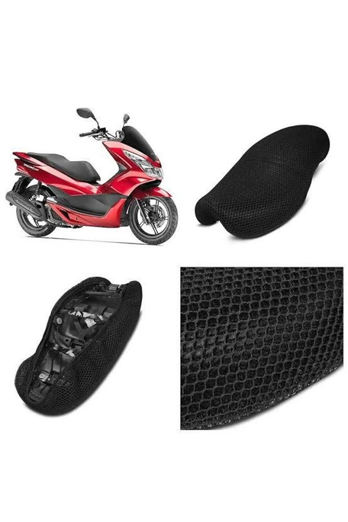 3XL BEDEN Pcx Sele Kılıfı 3d Çift Katlı Sele Kılıfı Pcx Koltuk Kılıfı