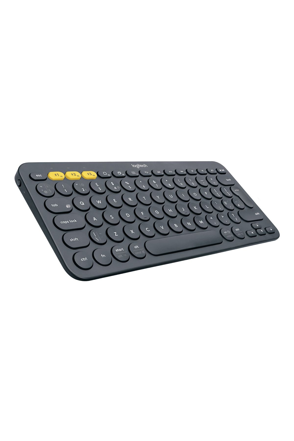 K380 Klavye Bluetooth Türkçe Multi-Device Kompakt Kablosuz Siyah