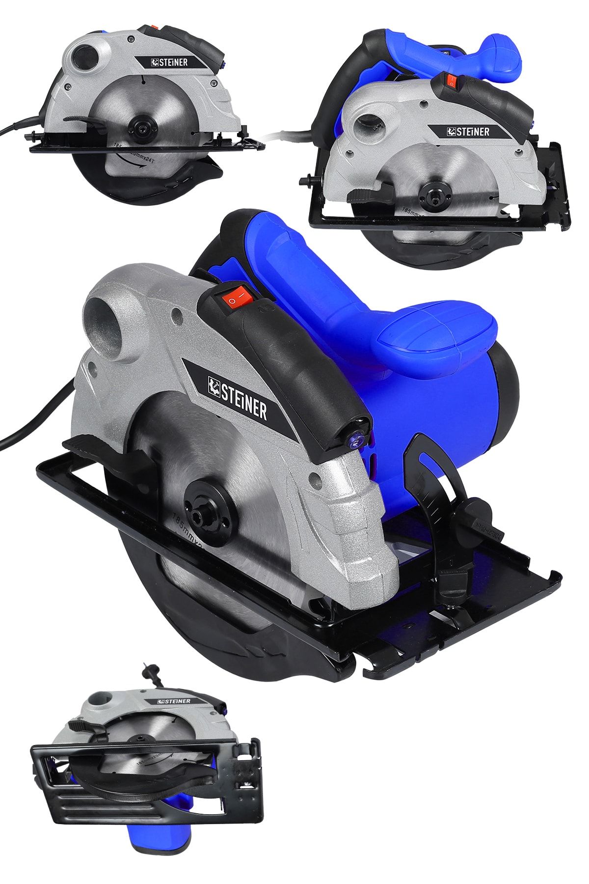 Alman 4000 Watt Lazerli Bakir Sargili Metal Şanzuman Sunta Kesme Daire Testere Makinesi 185 Mm