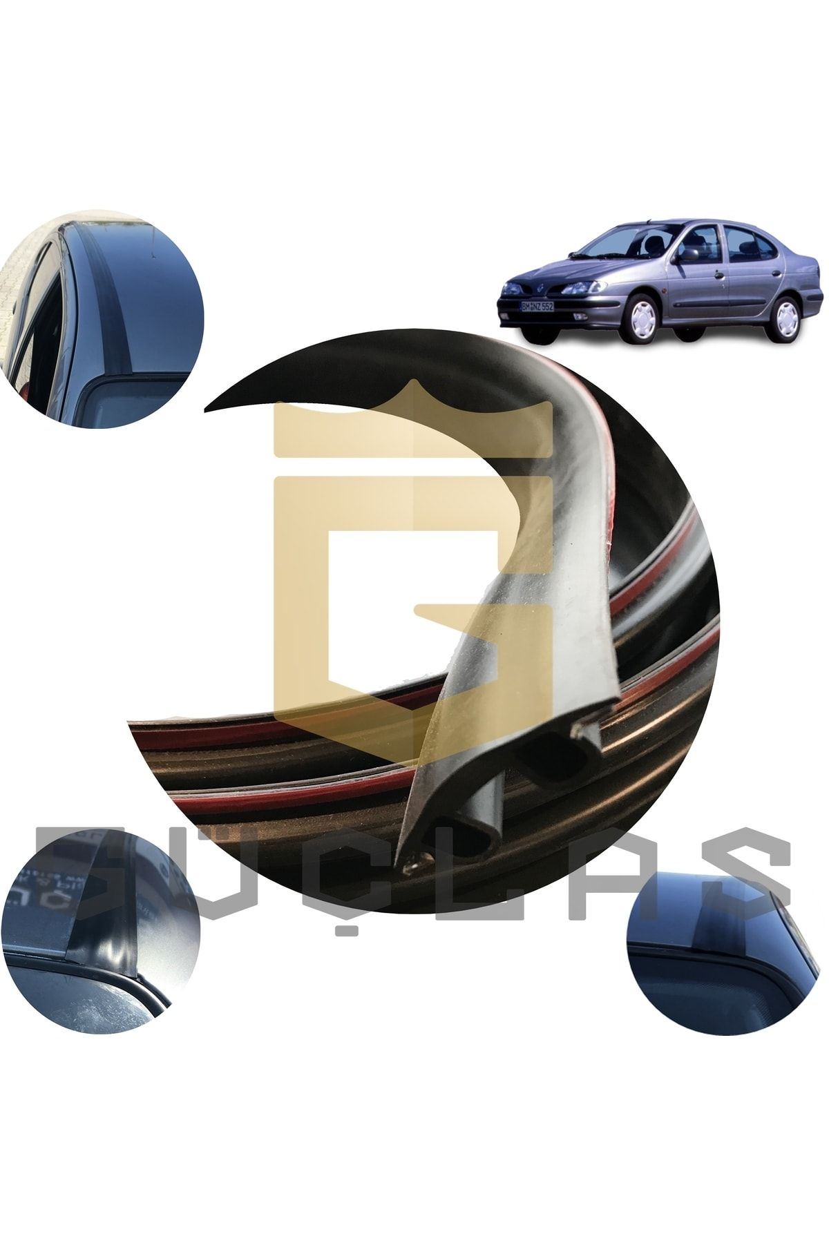 Renault Megane-ı Tavan Çıtası (bandı) & Megane 1 Tavan Fitili